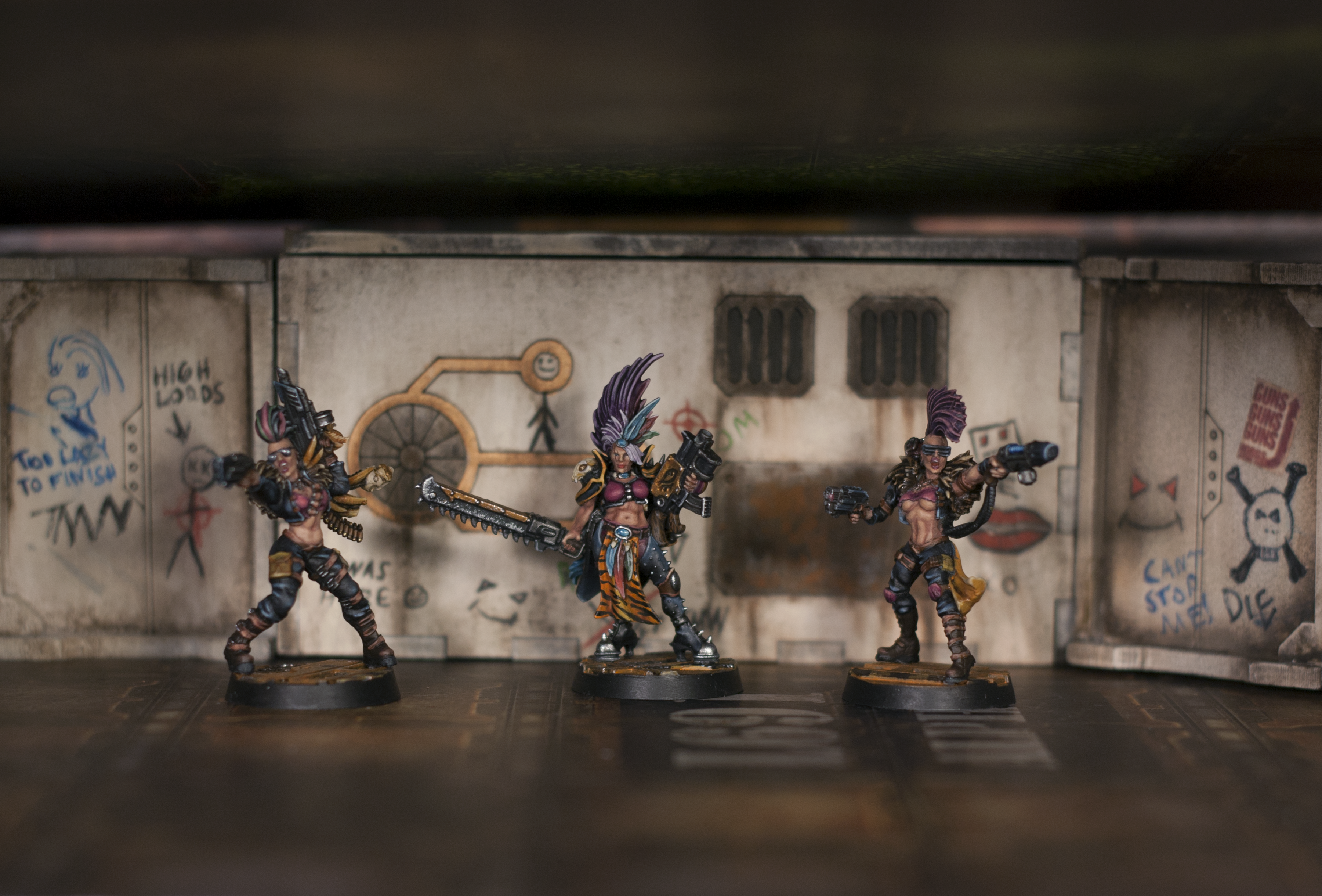 Chaos Cults, Escher, N17, Necromunda, Rust, Terrain