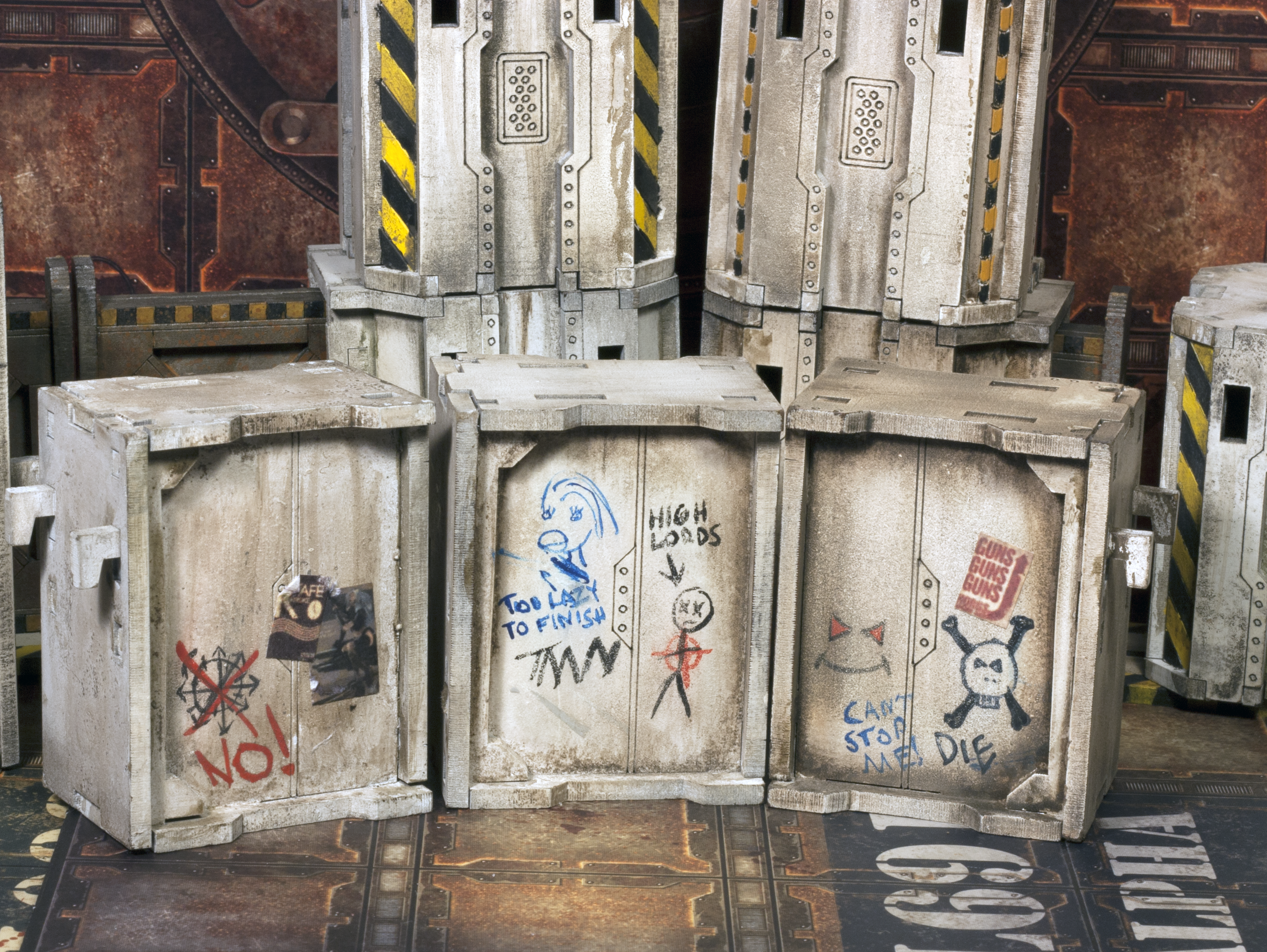 Chaos Cults, Escher, Necromunda, Rust, Terrain