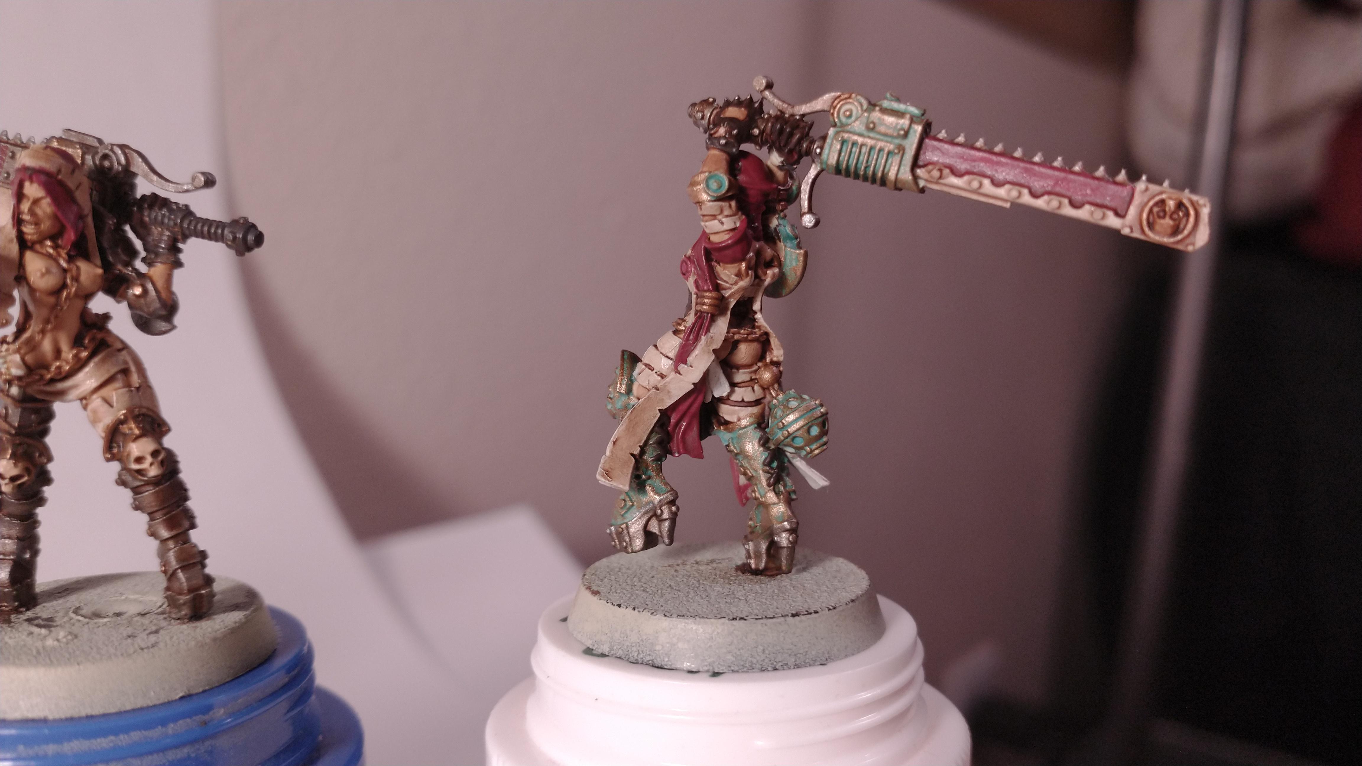 Adepta, Chainsword, Cultist, Cultists, Nsfw, Repentia, Repentias, Sororitas
