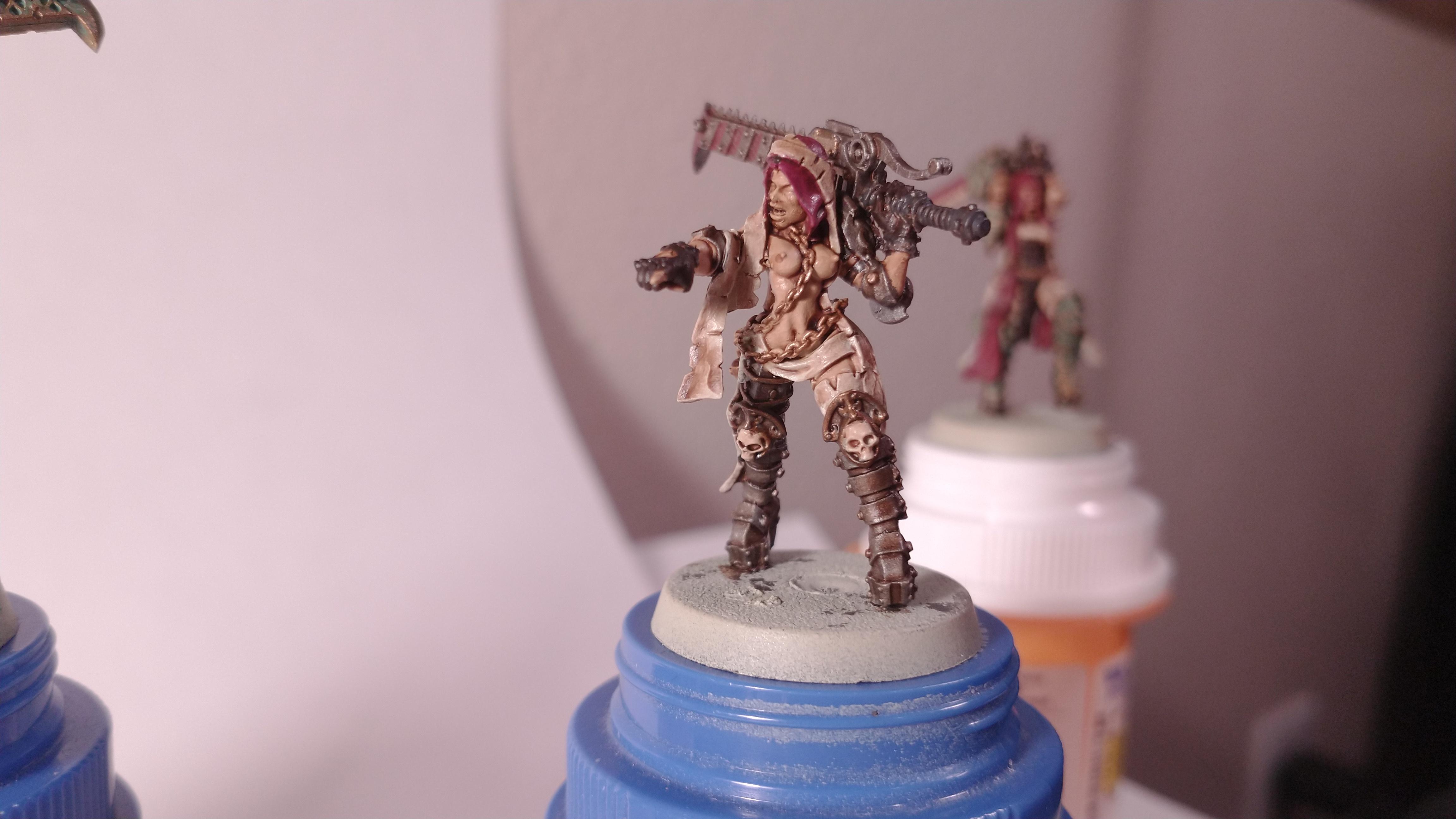 Adepta, Chainsword, Cultist, Cultists, Nsfw, Repentia, Repentias, Sororitas