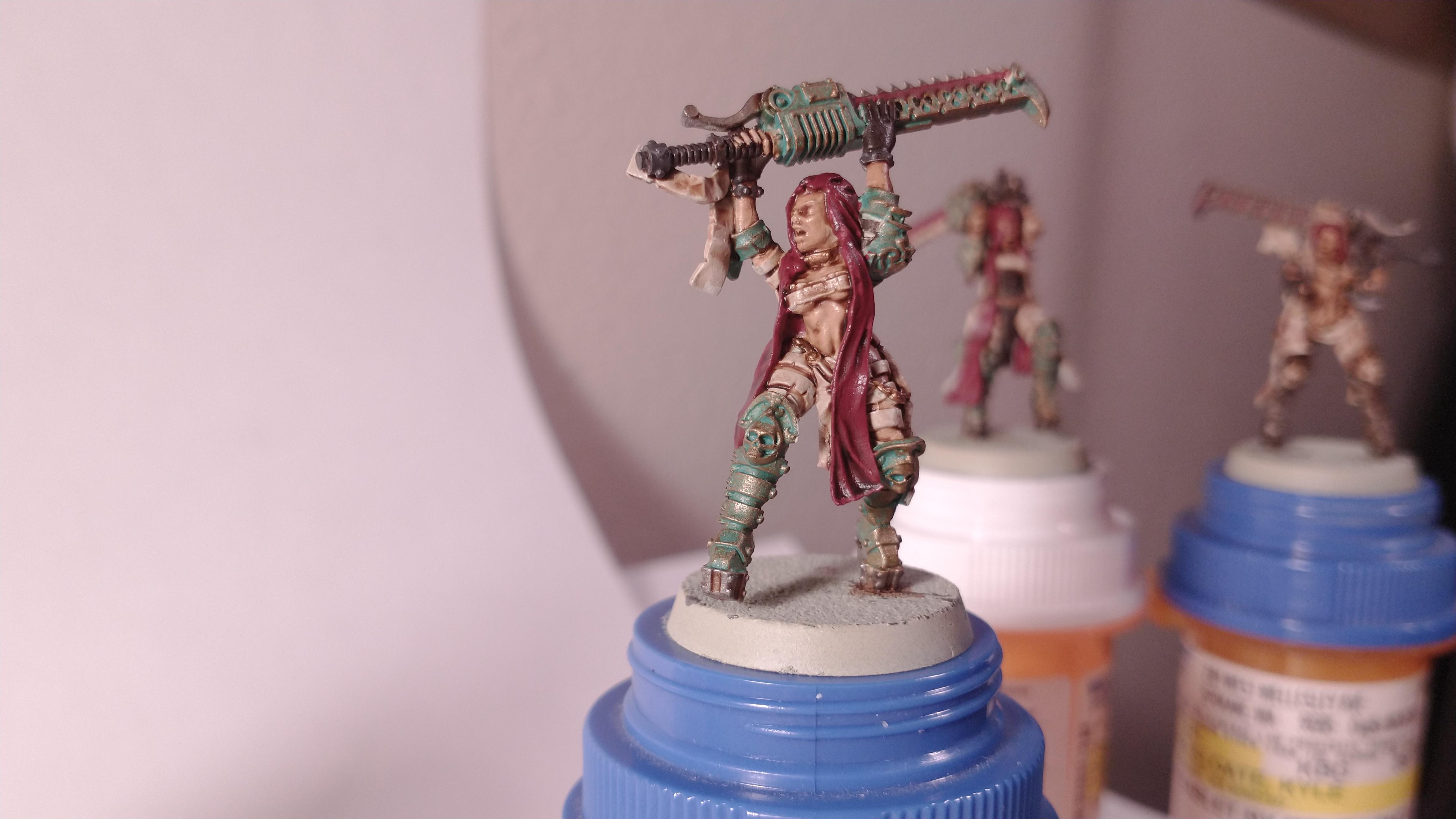 Adepta, Chainsword, Cultist, Cultists, Nsfw, Repentia, Repentias, Sororitas