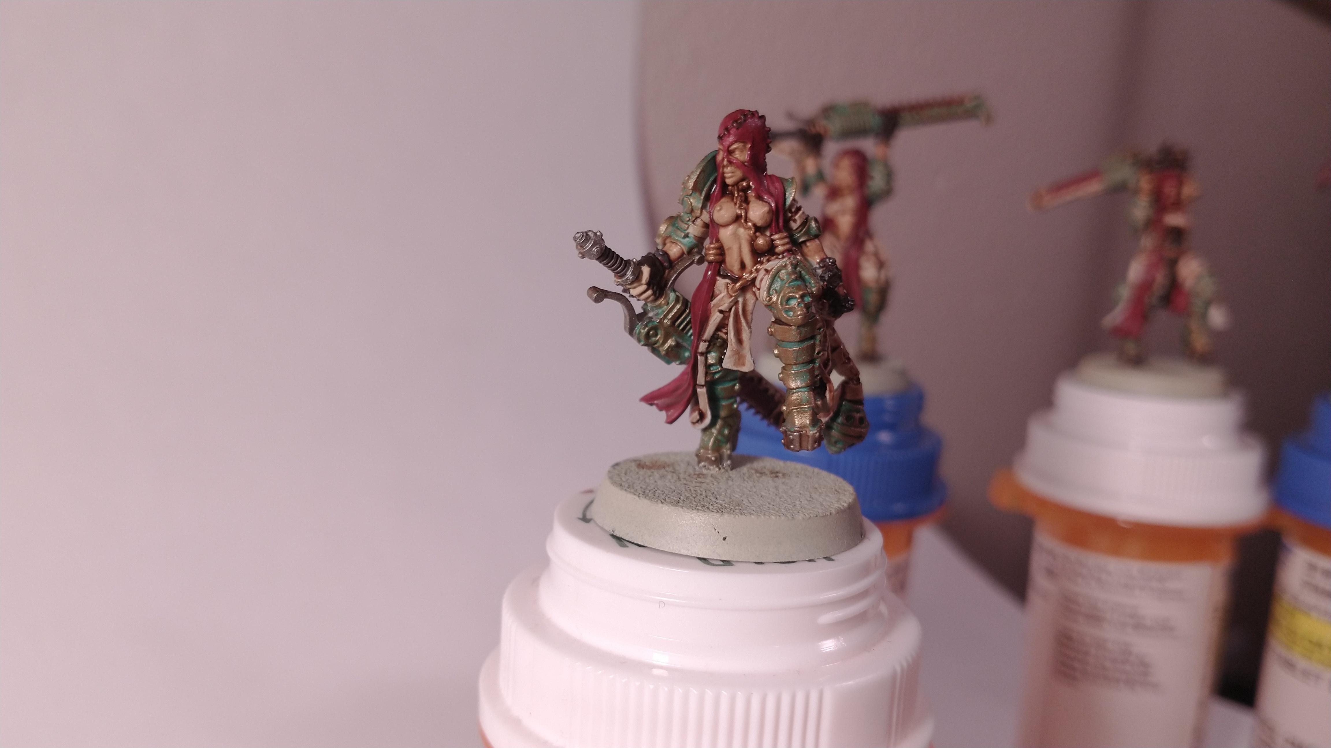 Adepta, Chainsword, Cultist, Cultists, Nsfw, Repentia, Repentias, Sororitas