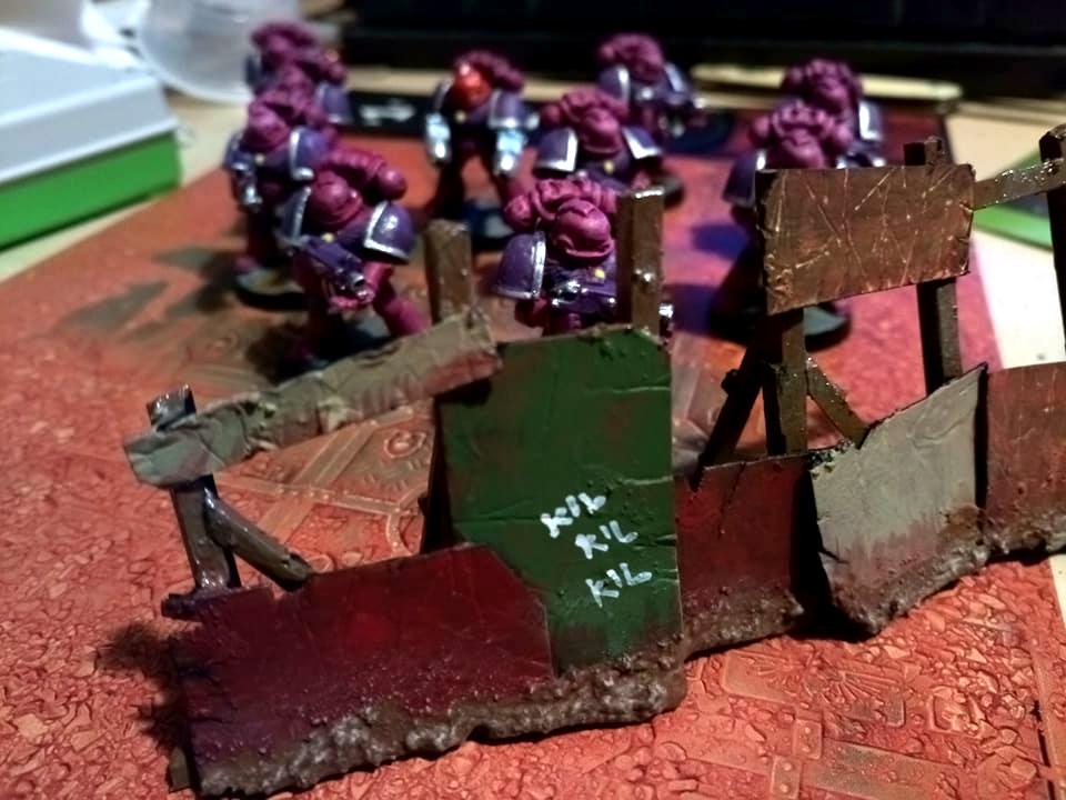 Barricade, Custom Chapter, Space Marines, Sprue