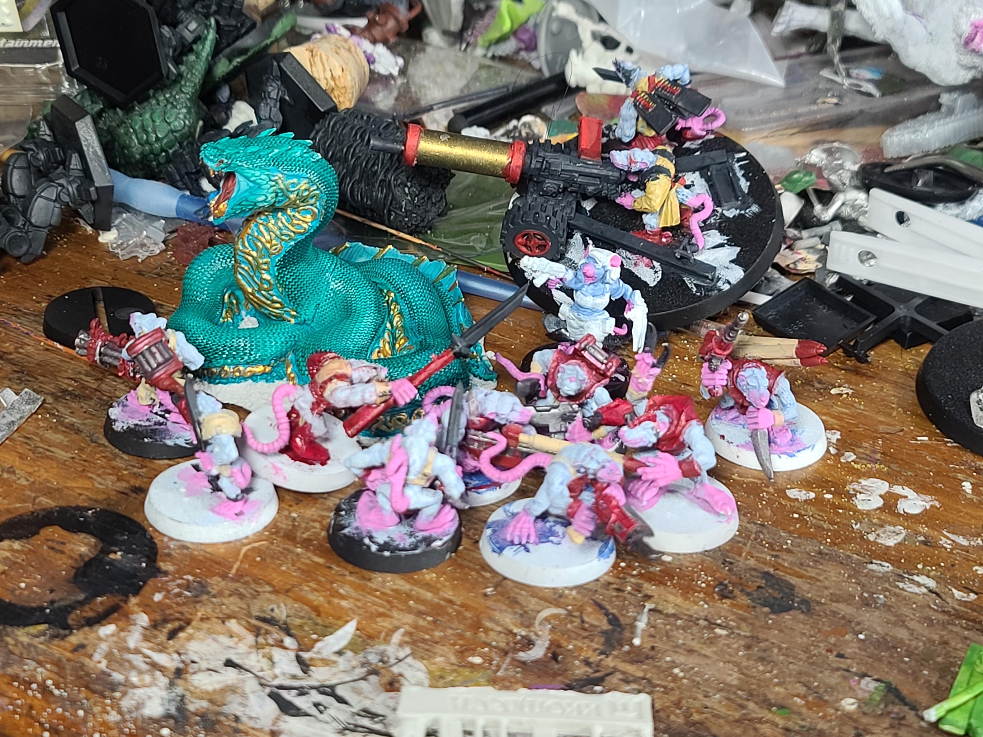 Cosmic Worm, Deep Cuts, Dungeons And Dragons, Games Workshop, Heroforge, Imperial Guard, Noluzurs, Ratlings With Gatlings, Rats, Warhammer 40,000, Warhammer Fantasy