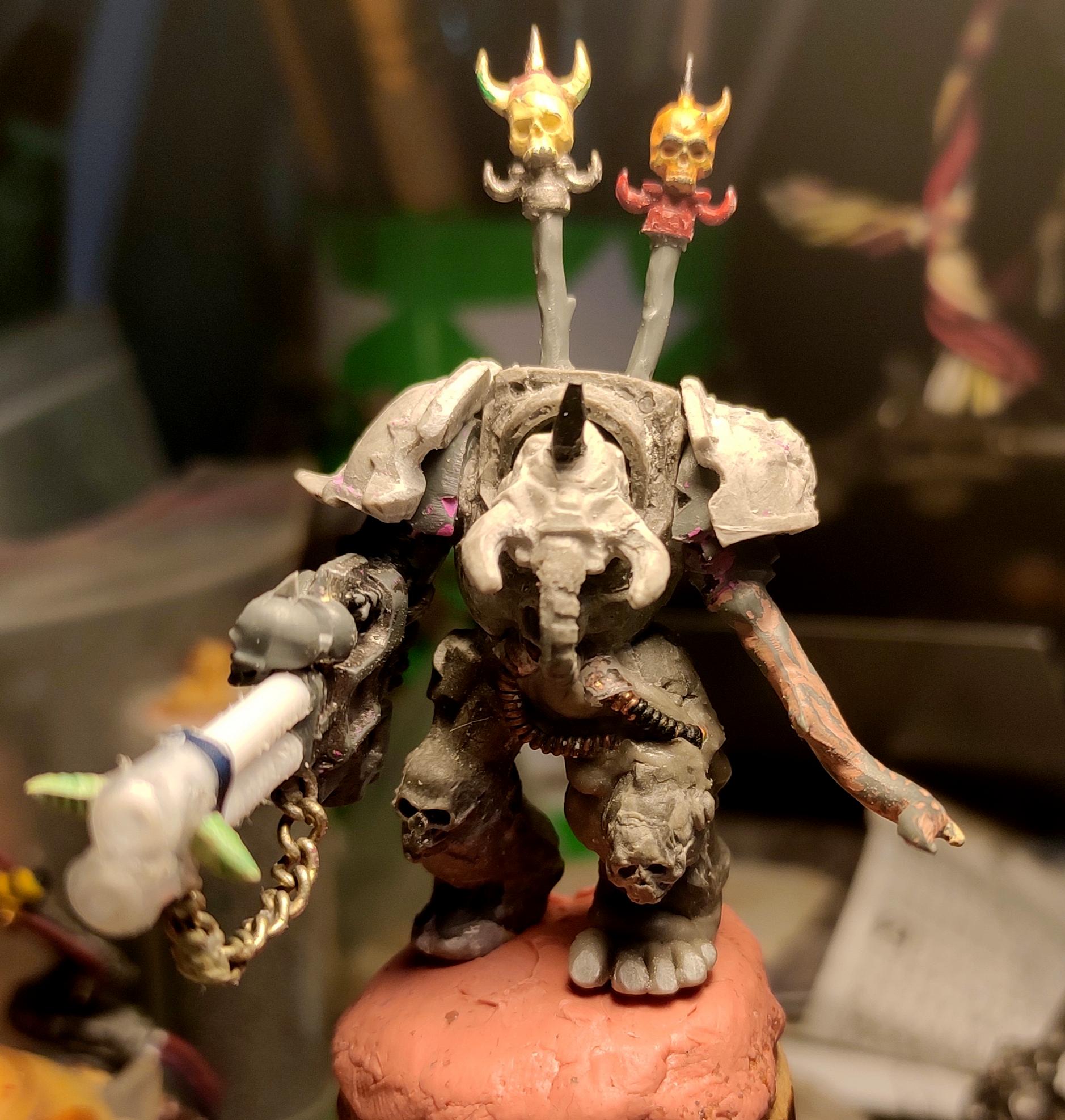 Blight, Casting, Chaos, Chaos Space Marines, Conversion, Death Guard, Heresy, Heretic Astartes, Infantry, Kitbash, Nurgle, Pestilence, Plague, Plague Marines, Putty, Reaper Autocannon, Rebuild, Scratch Build, Sculpting, Tentacle, Terminator Armor, Traitor Legions, Trophy, Warhammer 40,000, Work In Progress