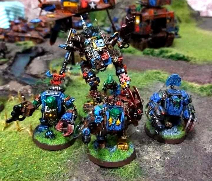 Deathskulls, Grots, Mega Armoured Warboss, Warboss