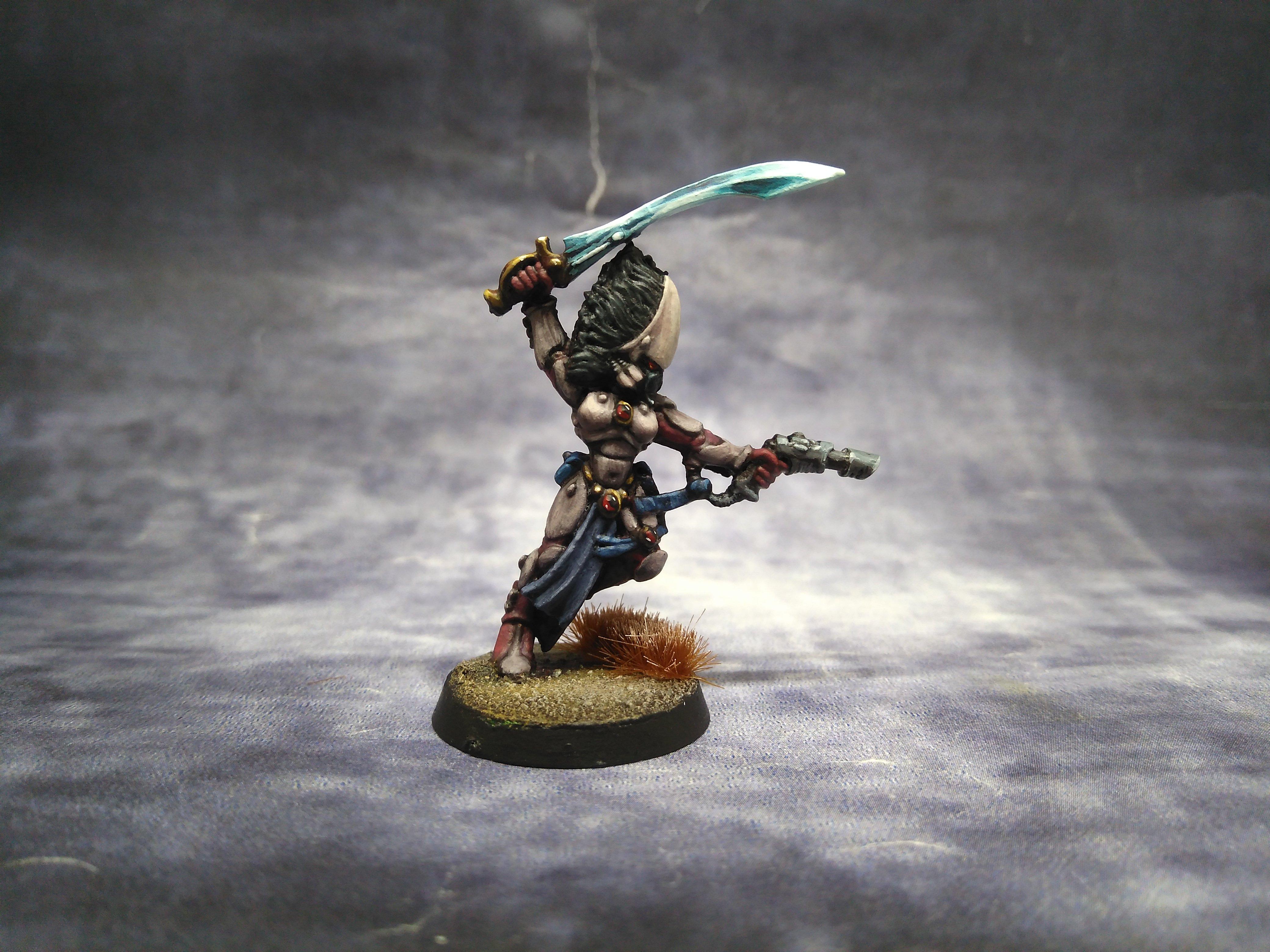 Aspect Warrior, Citadel, Eldar, February2022, Howling Banshees, Oldhammer, Warhammer 40,000