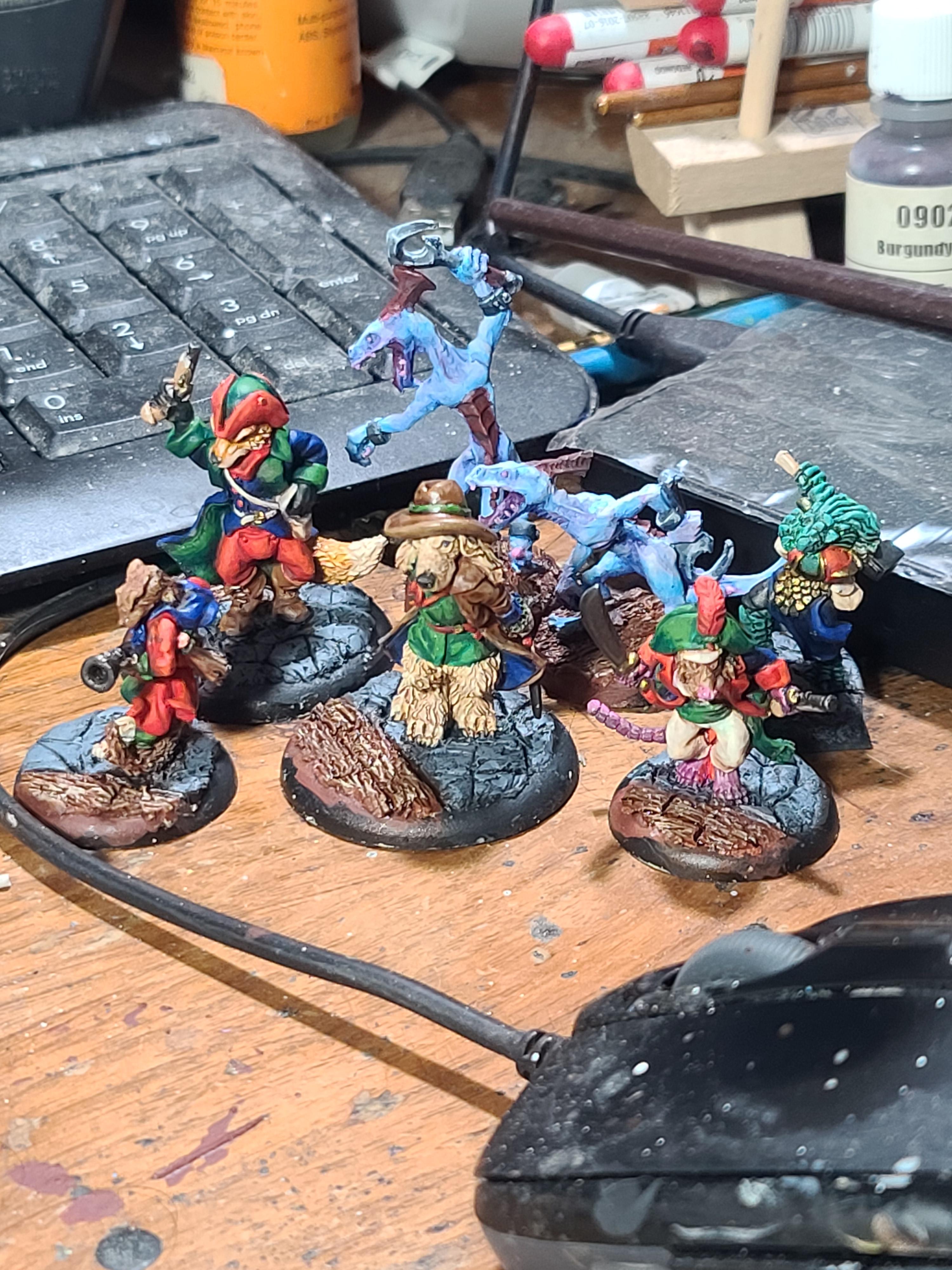 Animal Adventurers, Burrows And Badgers, Chronopia, Dragonborn, Dungeons And Dragons, Excelsior Entertainment, Fox, Golden Retreiver, Lizard, Lizardmen, Lizards, Oathsworn Miniatures, Pirates, Rat, Stoat, Stygians, Target Games, The Starved
