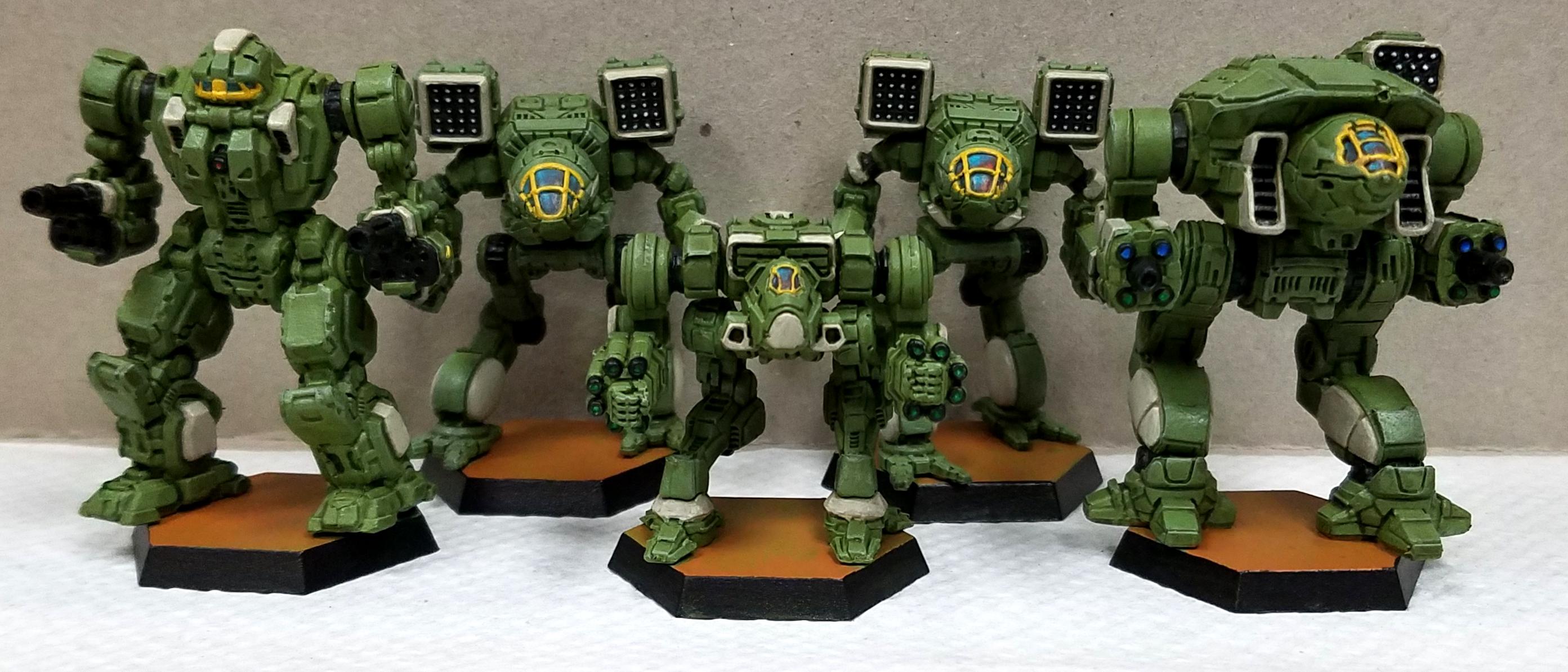 Battlemech, Battletech, Catalyst Game Labs, Clan, Clan Invasion Kickstarter, Clan Wolf, Dire Wolf, Gargoyle, Mech, Nova, Timber Wolf, Wolf Clan