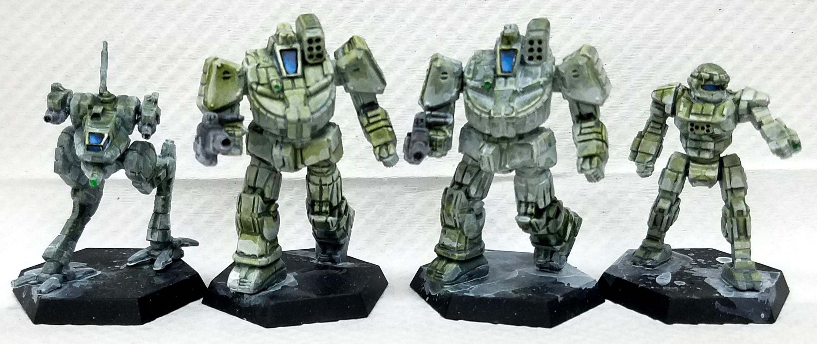Battletech, Catalyst Game Labs, Commando, Dcms, Inner Sphere, Locust, Mechwarrior, Ronin War, Wolverine
