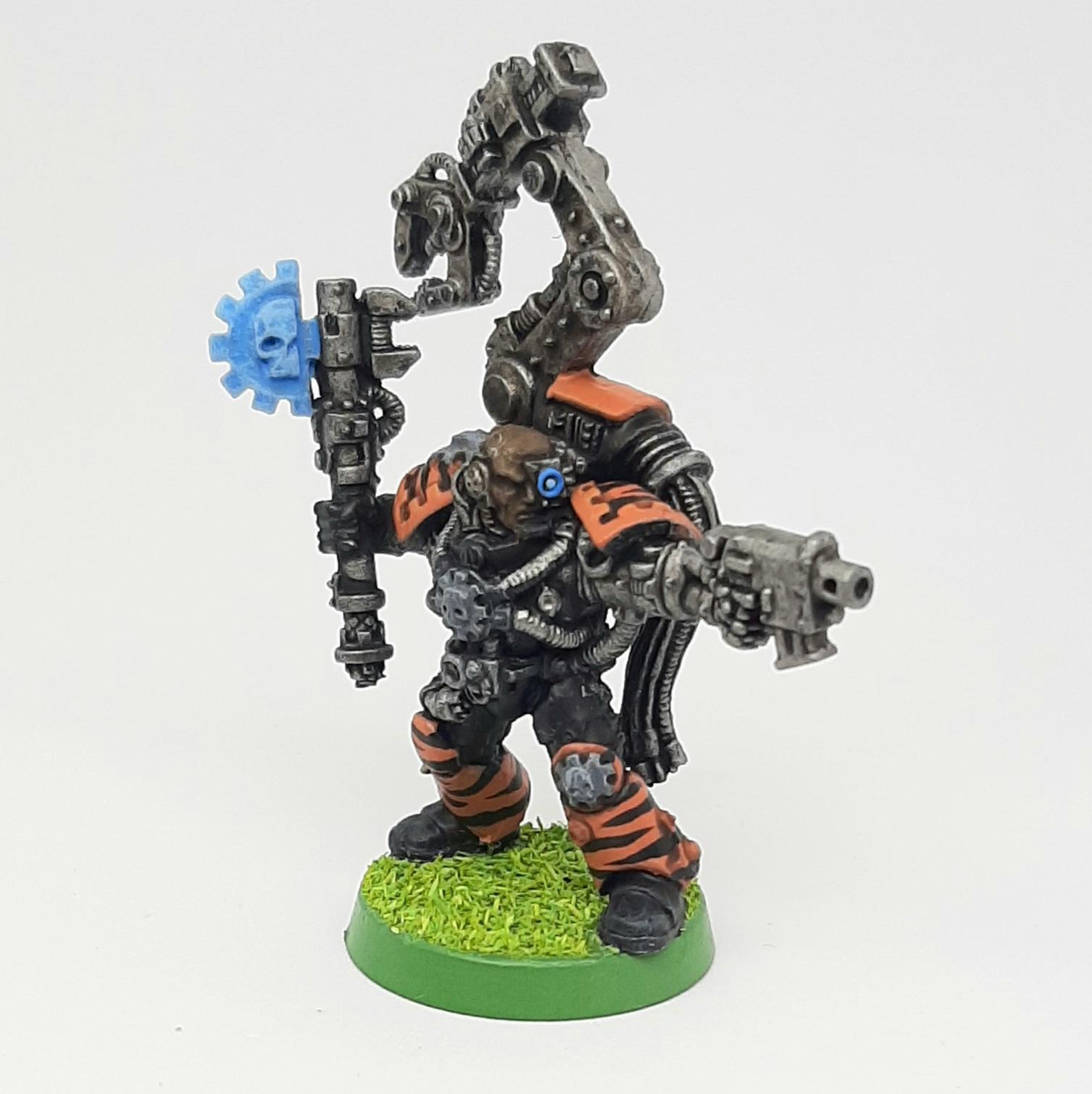 Adeptus, Cannon, Engineer, Enginseer, Fighting, Harness, Mechanicus, Servo, Siege, Techmarine, Thunderfire, Tiger, Veda