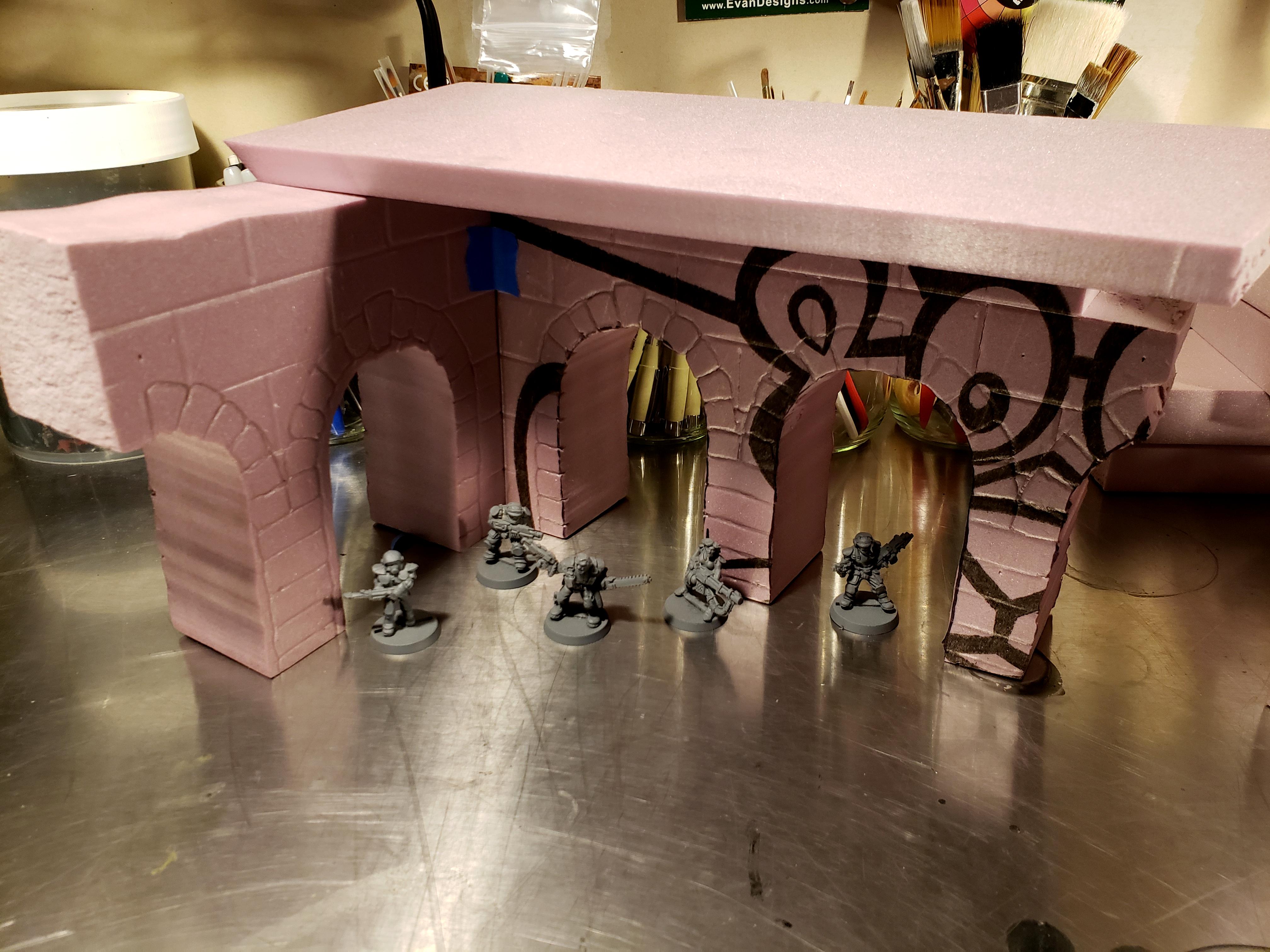 5&quot; arches, models for scale