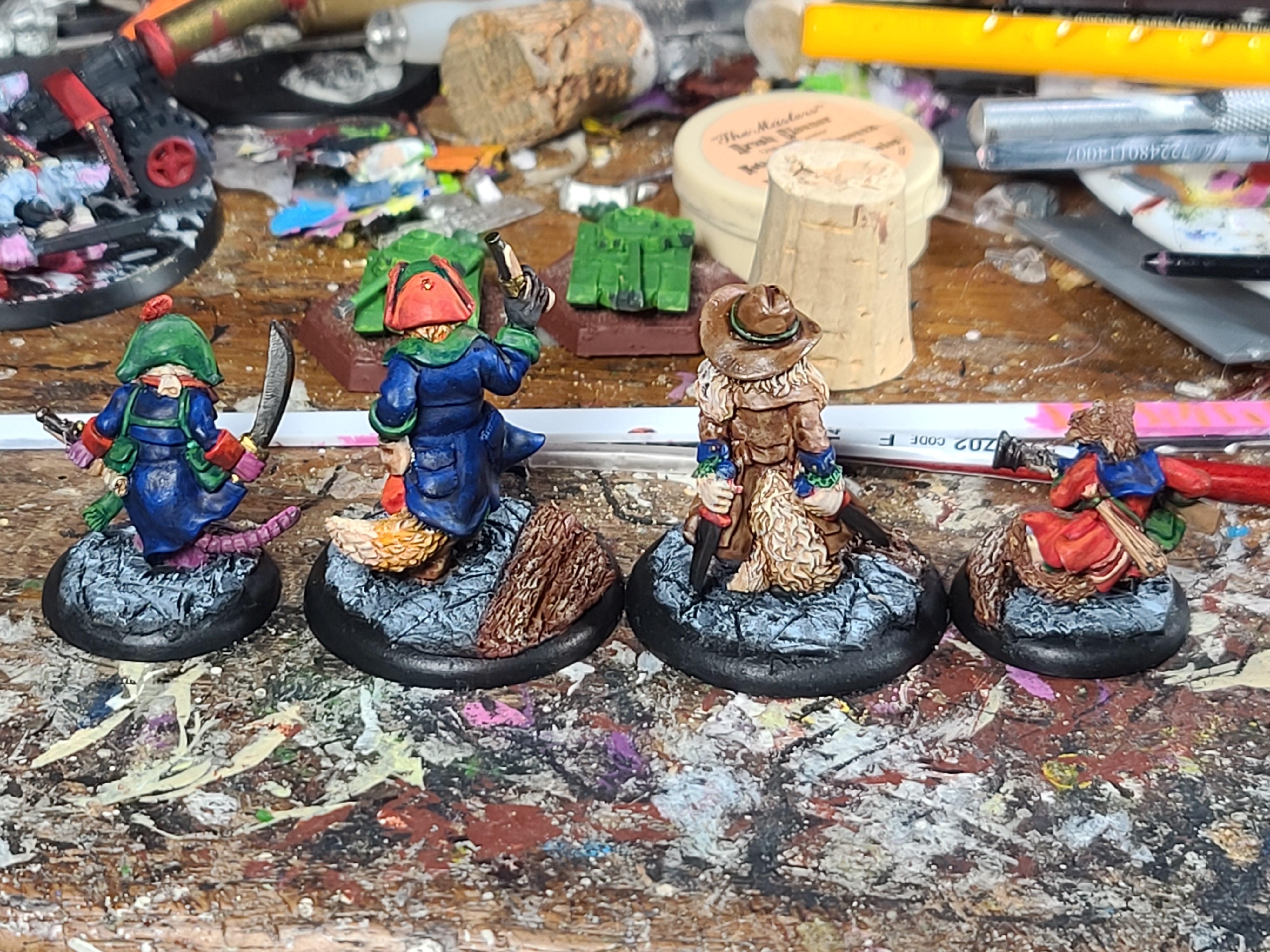Animal Adventurers, Burrows And Badgers, Oathsworn Miniatures, Pirates