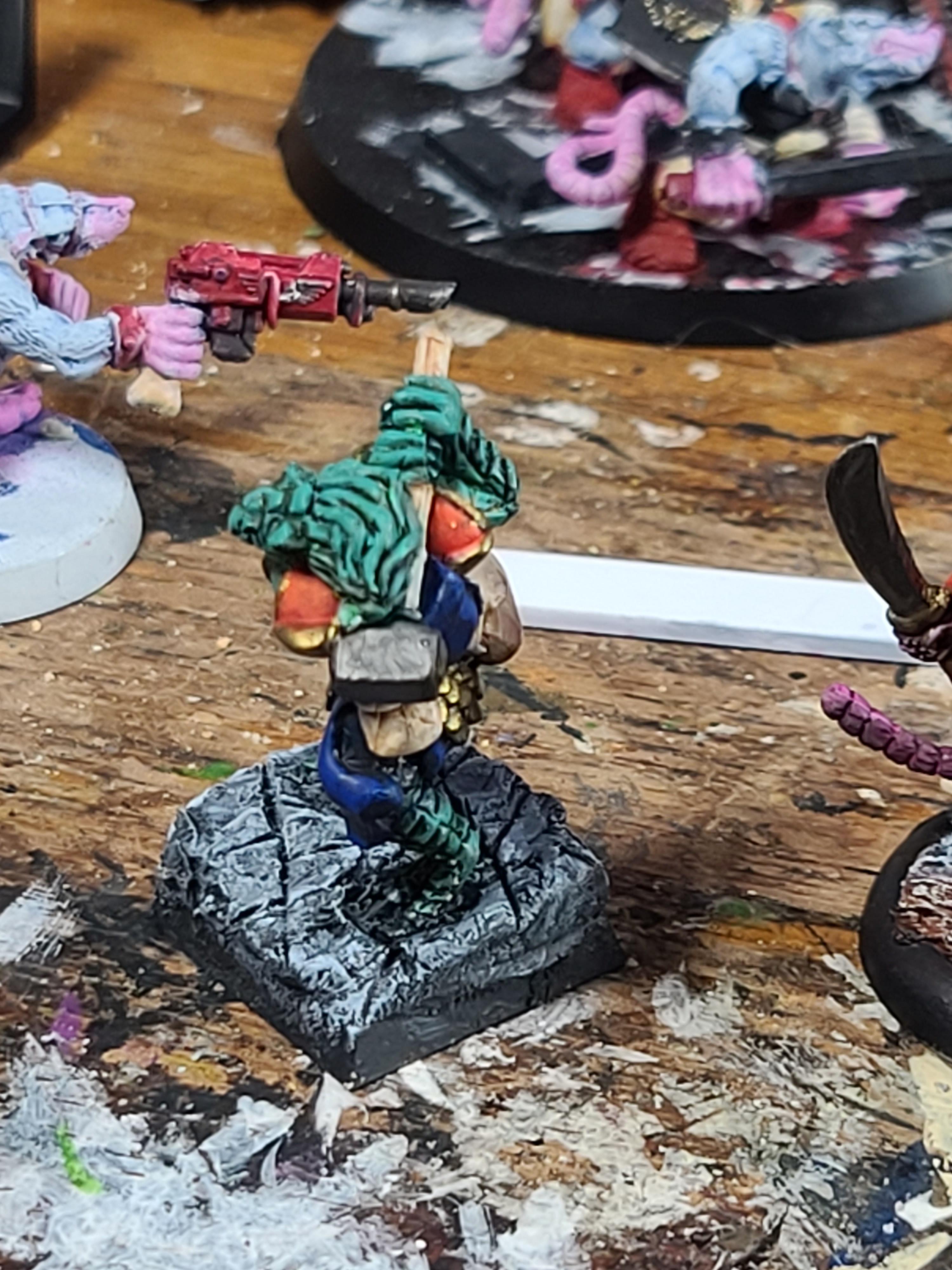 Adventurer, Dragonborn, Dungeons And Dragons, Hammer, Lizardmen, Oathsworn Miniatures, Sensible Shoes