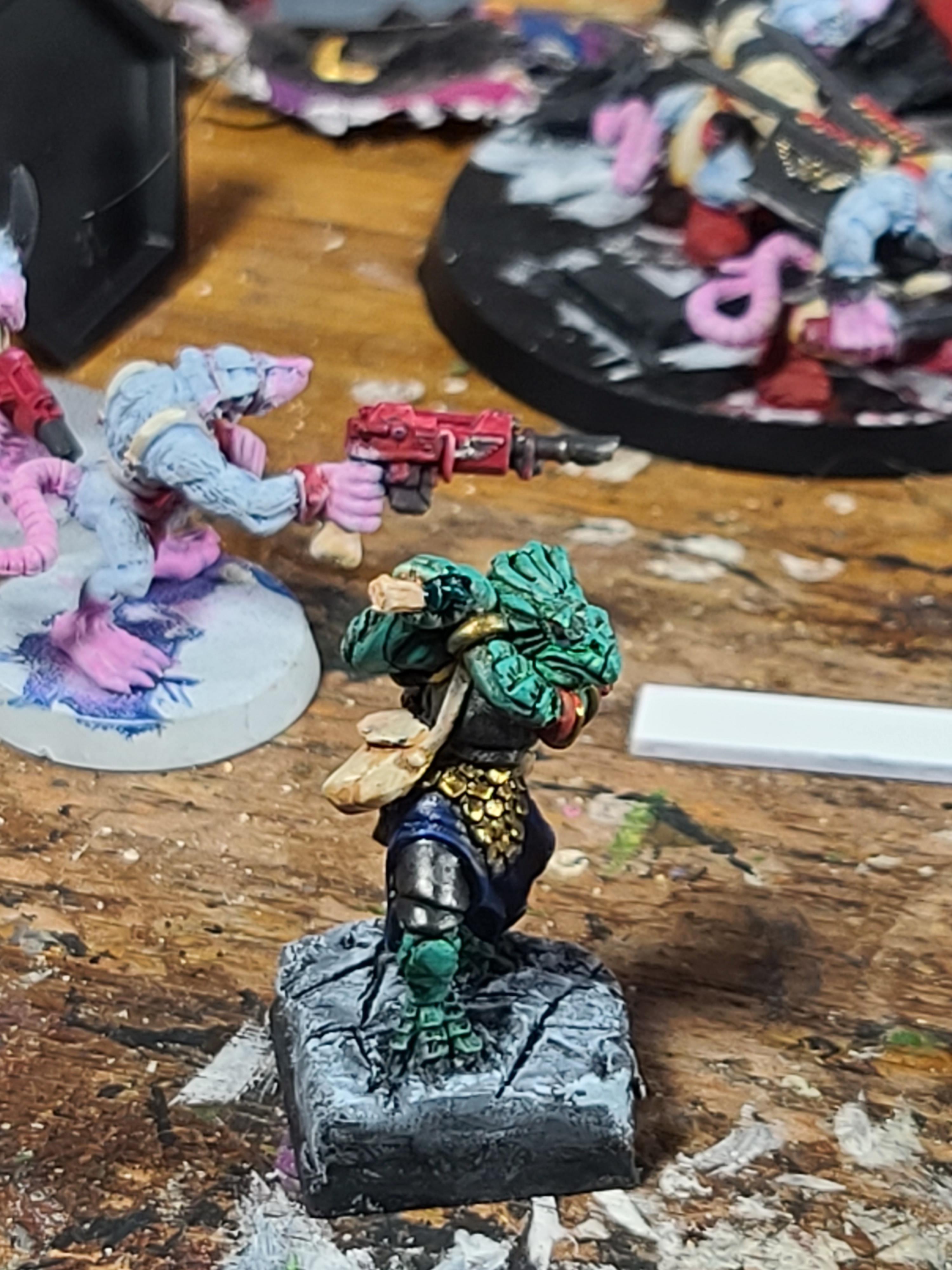 Adventurer, Dragonborn, Dungeons And Dragons, Hammer, Lizardmen, Oathsworn Miniatures, Sensible Shoes