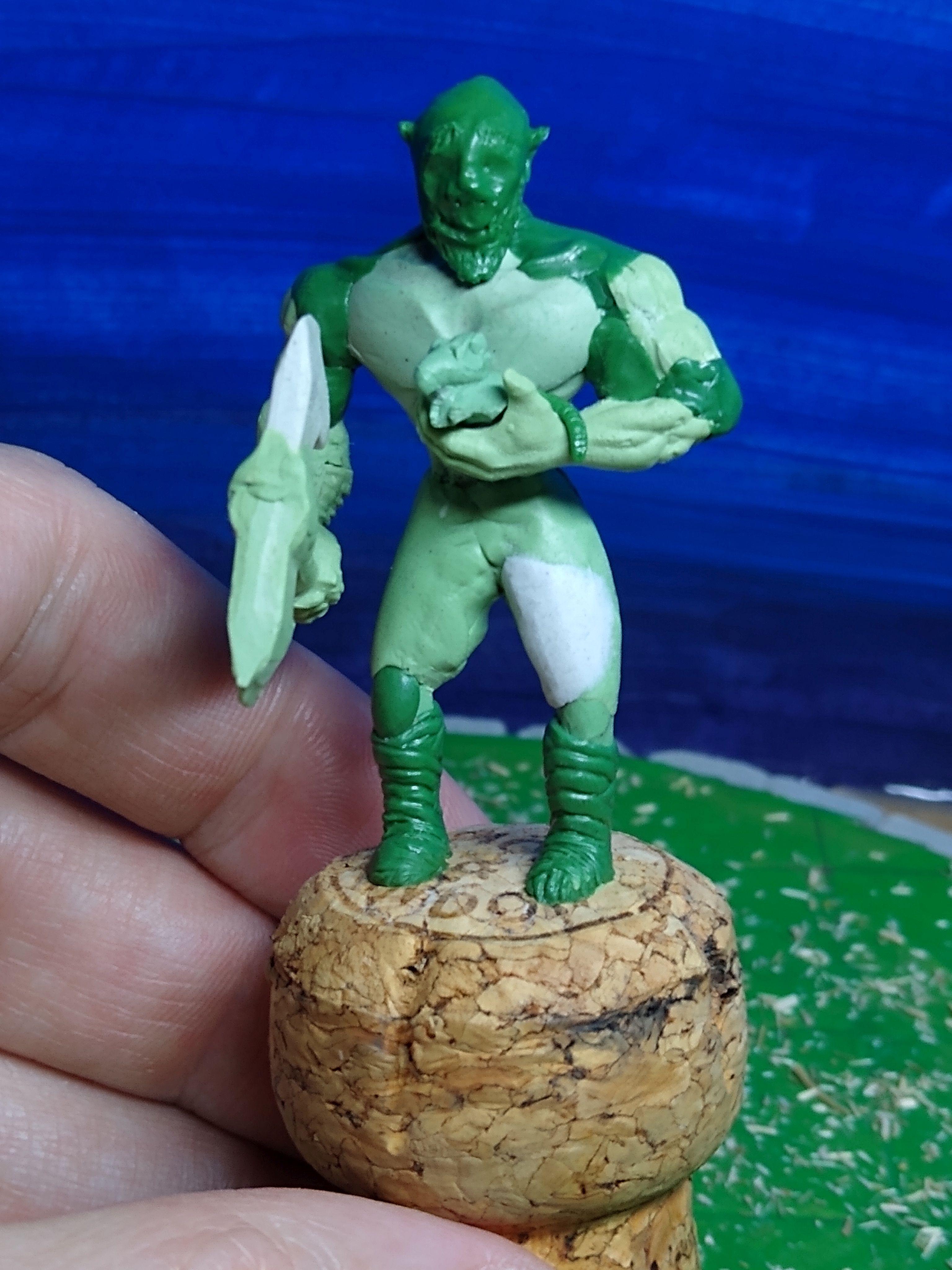Gentle orc barbarian Slurge Softhead