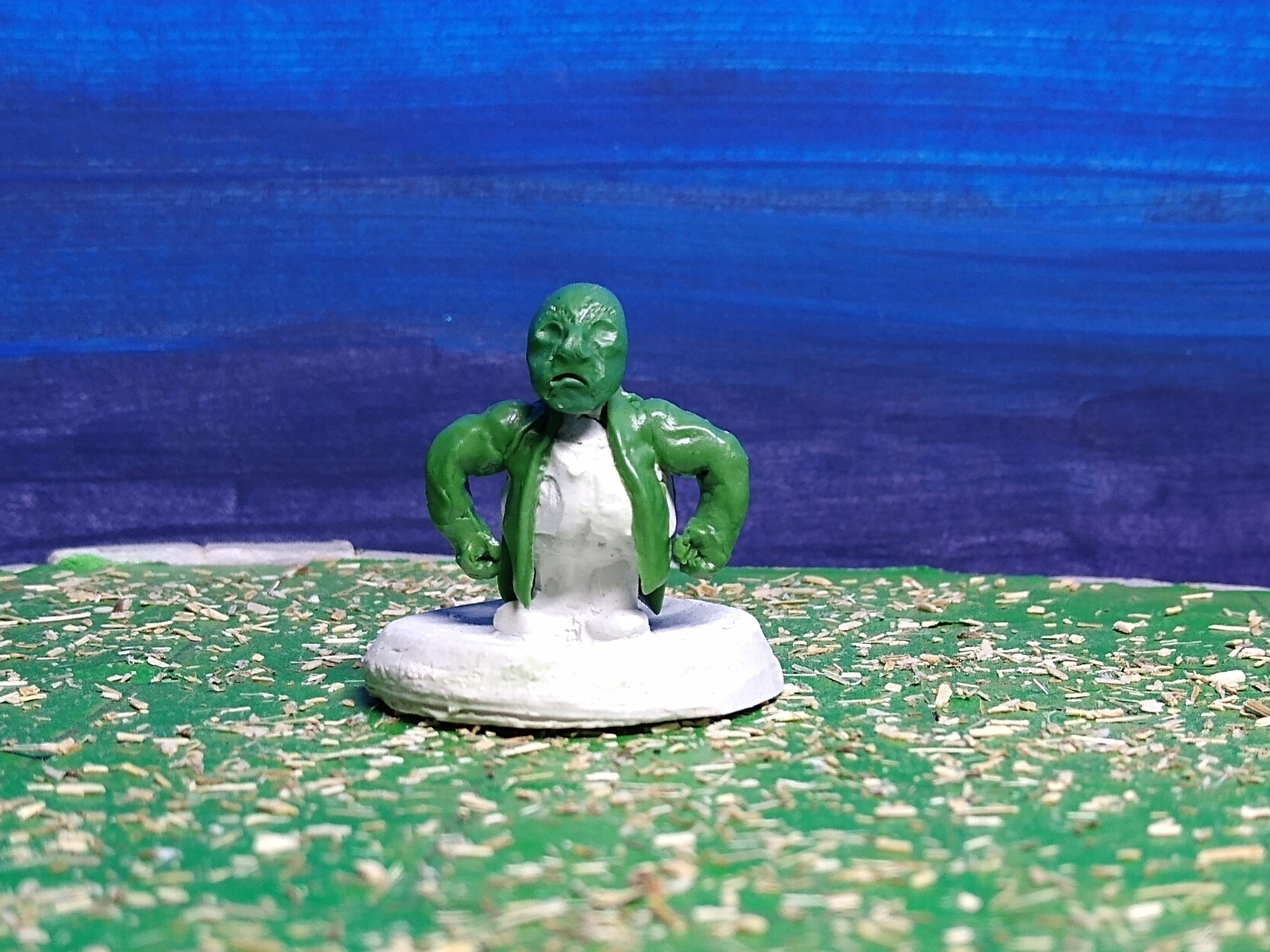 Halfling barbarian brawler