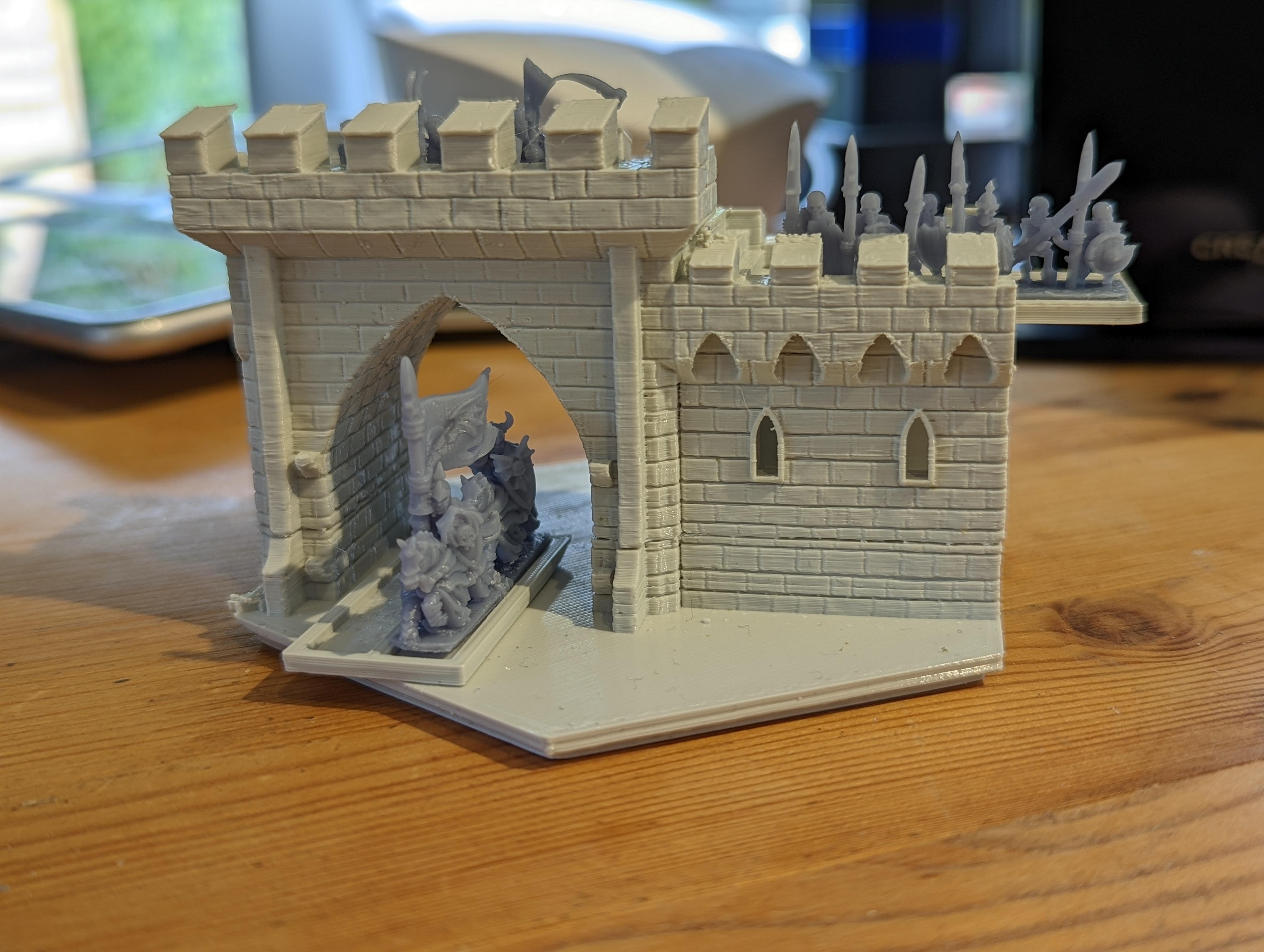 Printed city gates