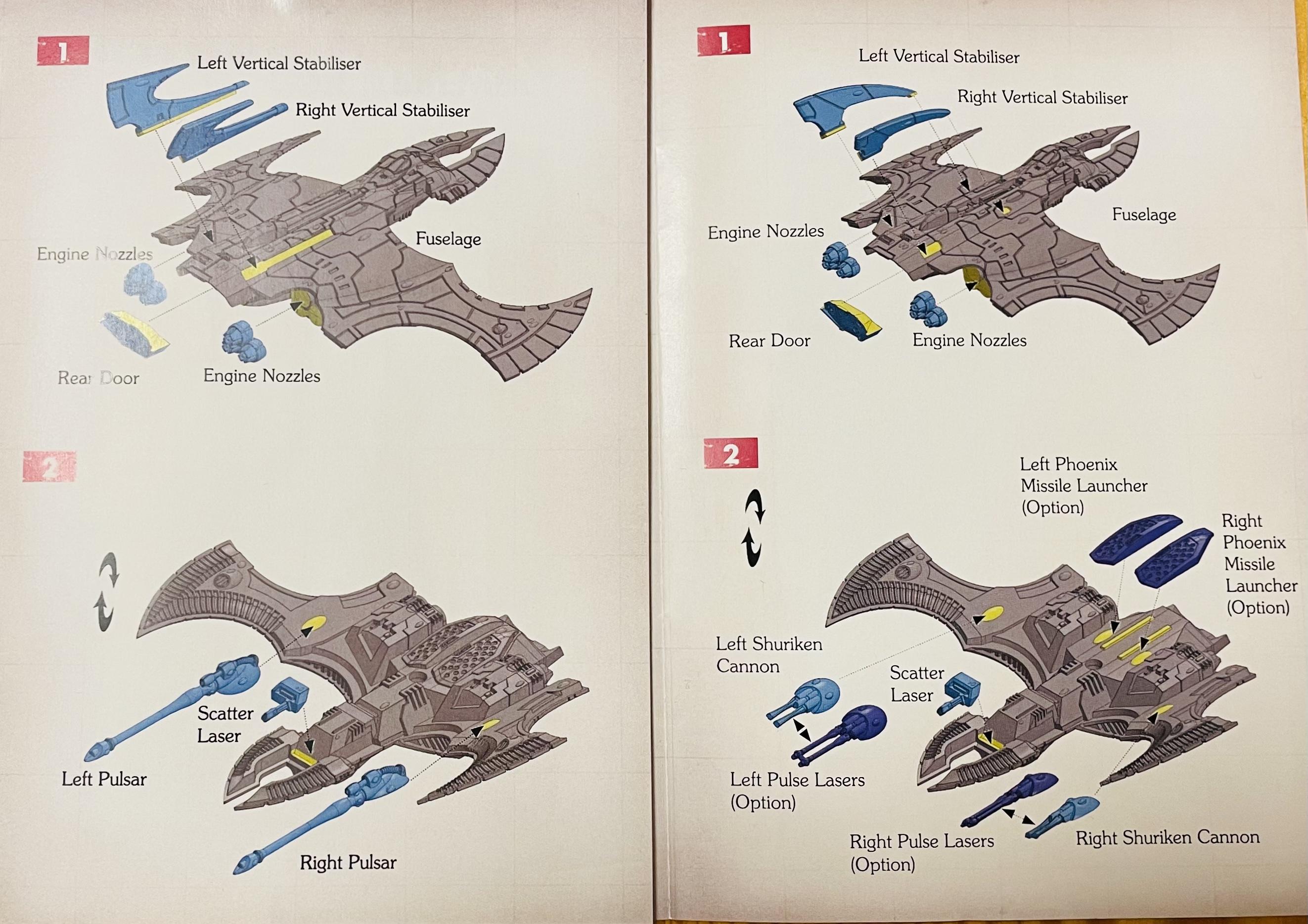 Eldar Vampires assembly 