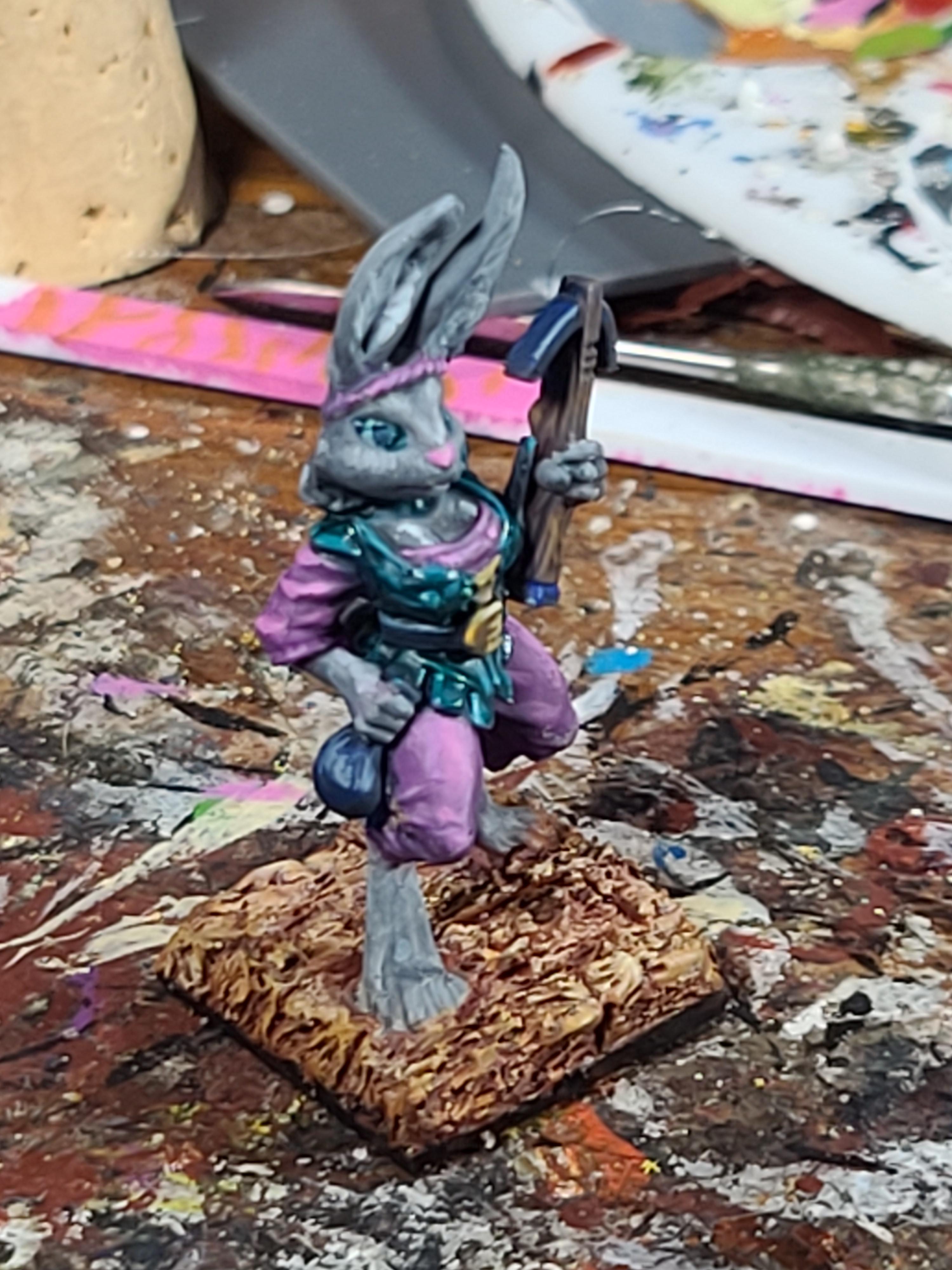 Animal Adventurers, Bones, Bones Usa, Crossbow, Dungeons And Dragons, Harefolk, Rabbit, Reaper Miniatures
