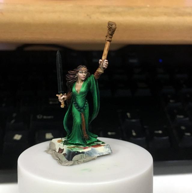 Bretonnians, Cleric, Female, Sorceress, Warhammer Fantasy