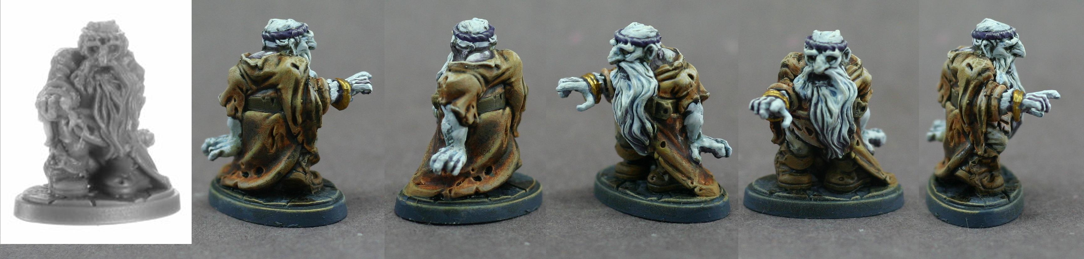 Bones, Bones Black, Crypt Of The Dwarf King Boxed Set, Dwarven Zombie Thanes, Dwarves, Reaper, Zombie