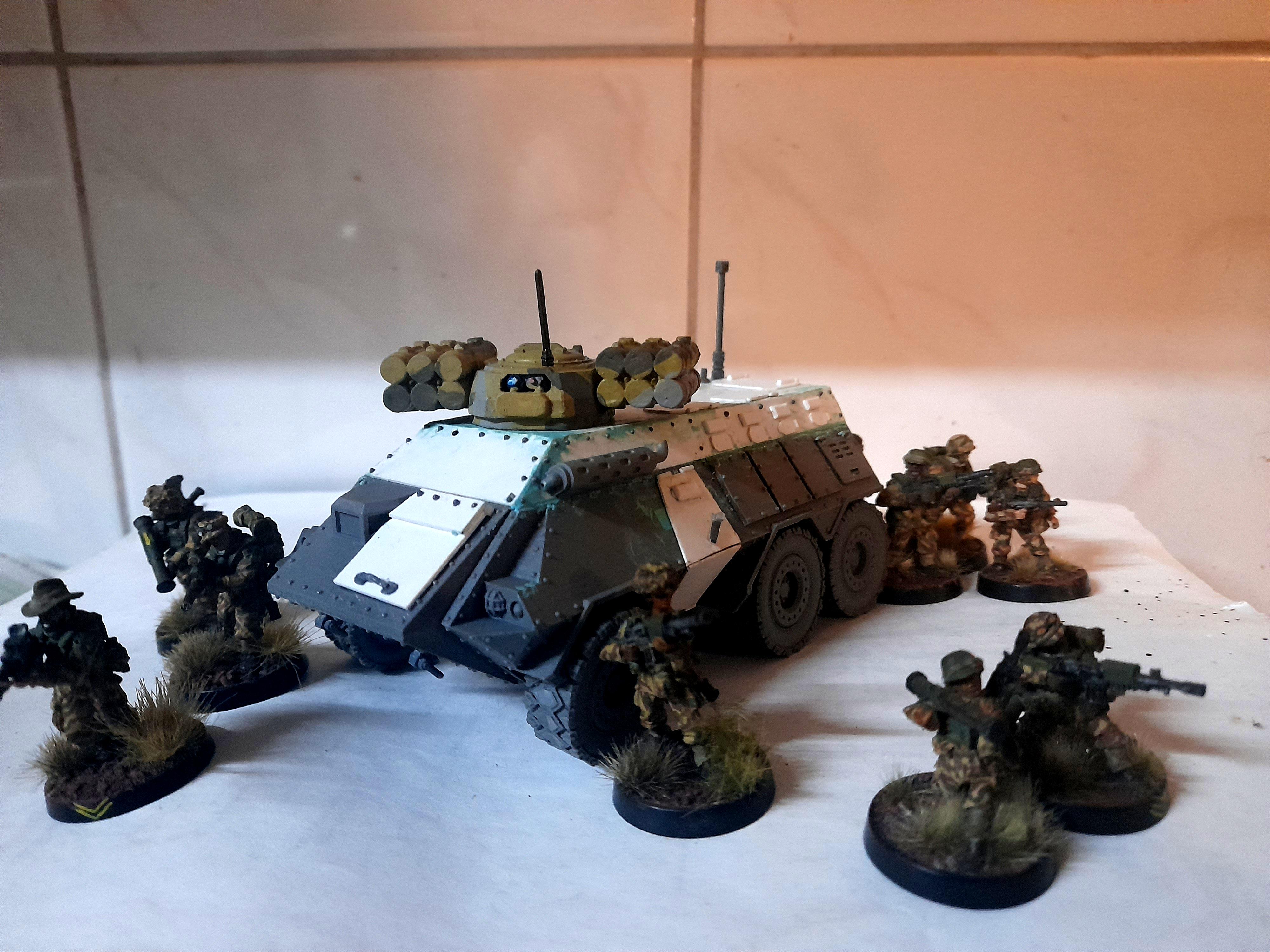 Apc, Aquarius, Blitzkreig Miniatures, Blood And Skulls Industry, Chimera, Conversion, Guardsmen, Ifv, Proxy, Victoria Miniatires