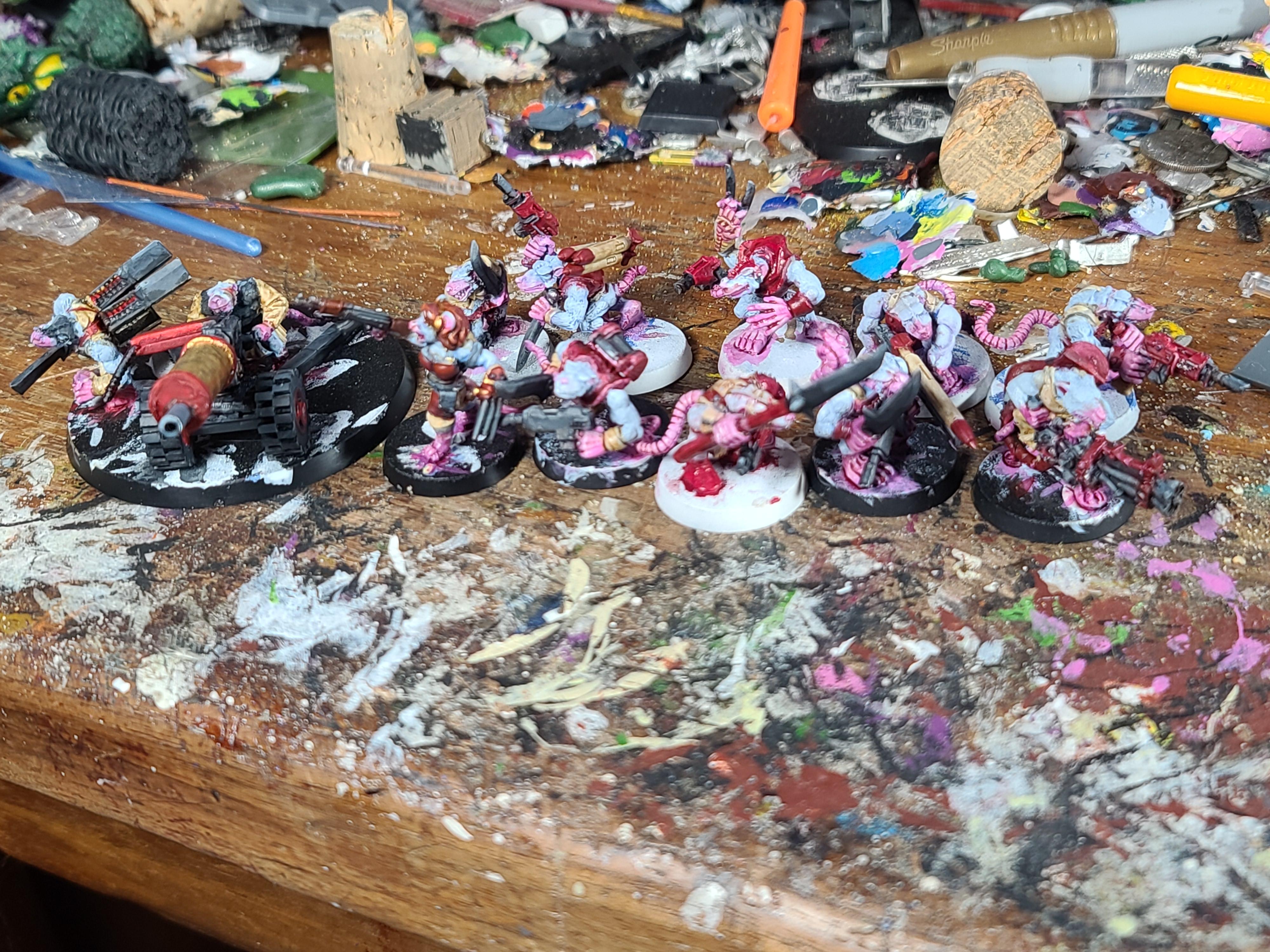 Games Workshop, Heavy Weapons Team, Imperial Guard, Infantry, Rat, Ratlings With Gatlings, Skaven, Warhammer 40,000, Warhammer Fantasy
