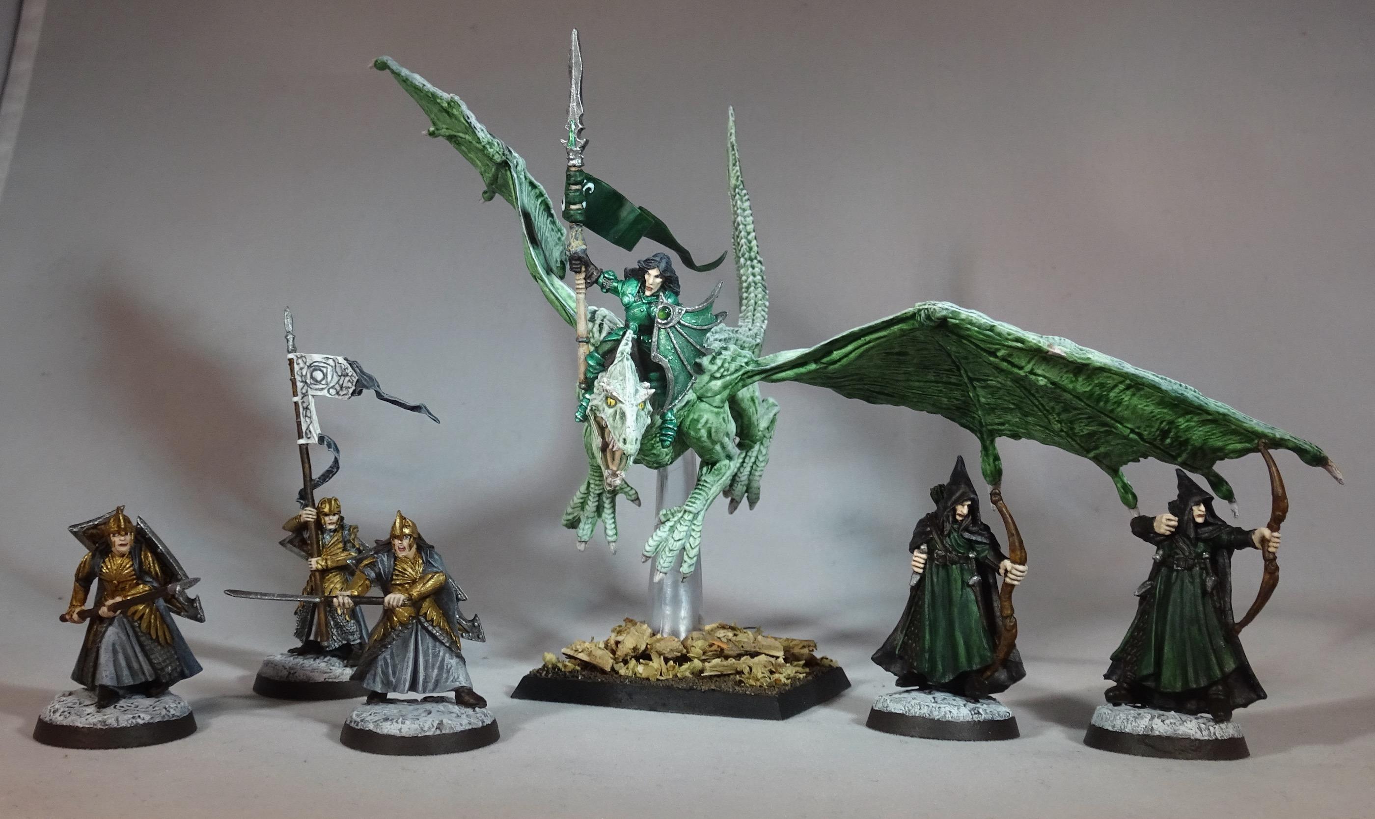 Some elves and a dragon