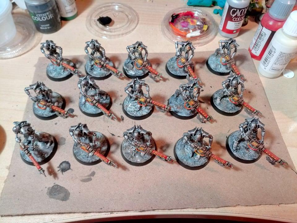 Necrons, Warriors, 15 necron dudes from above