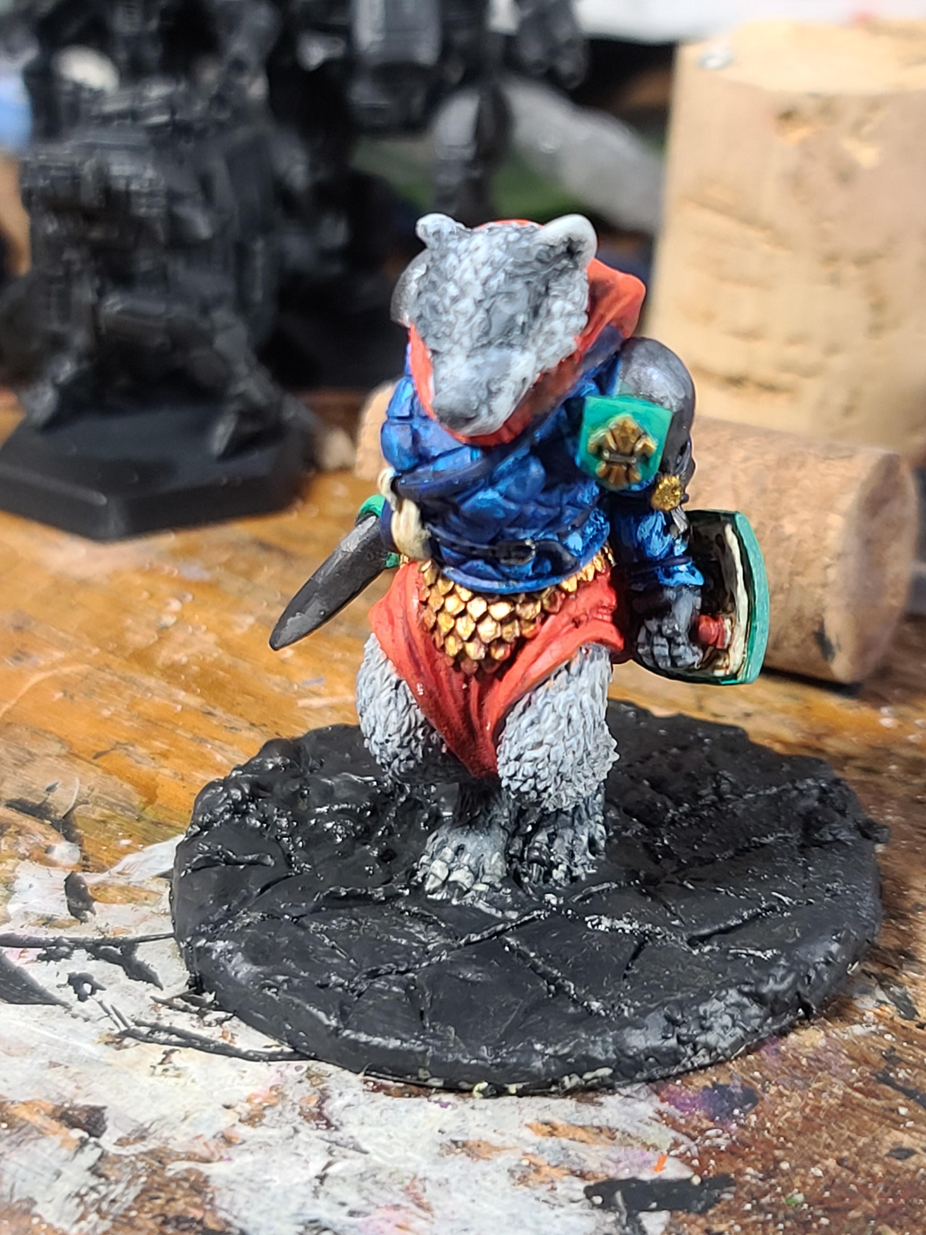 Badger, Badgers And Burrows, Milliput, Oathsworn Miniatures