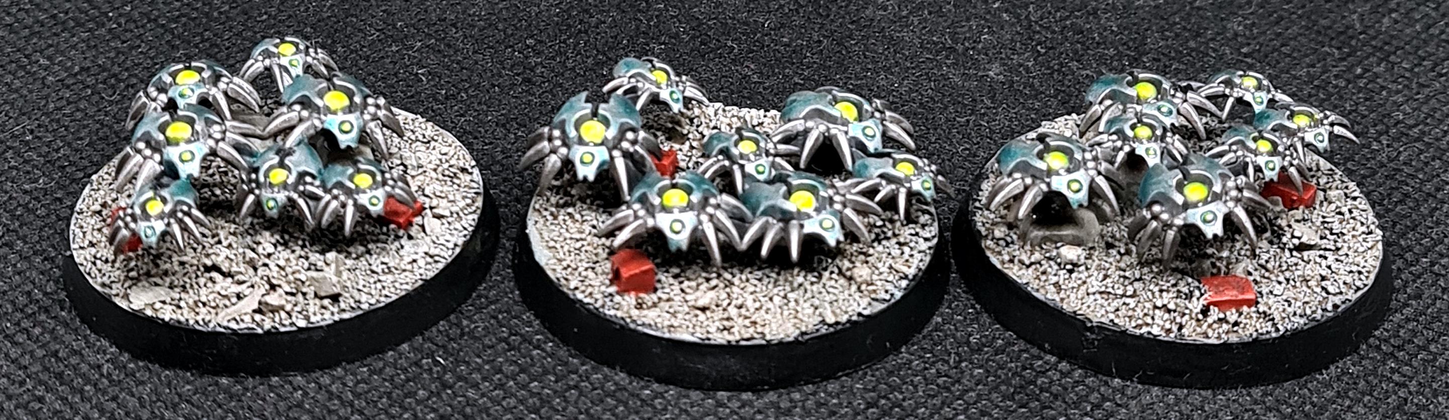 Necrons, Canoptek Scarab Swarms A - Higher Angle