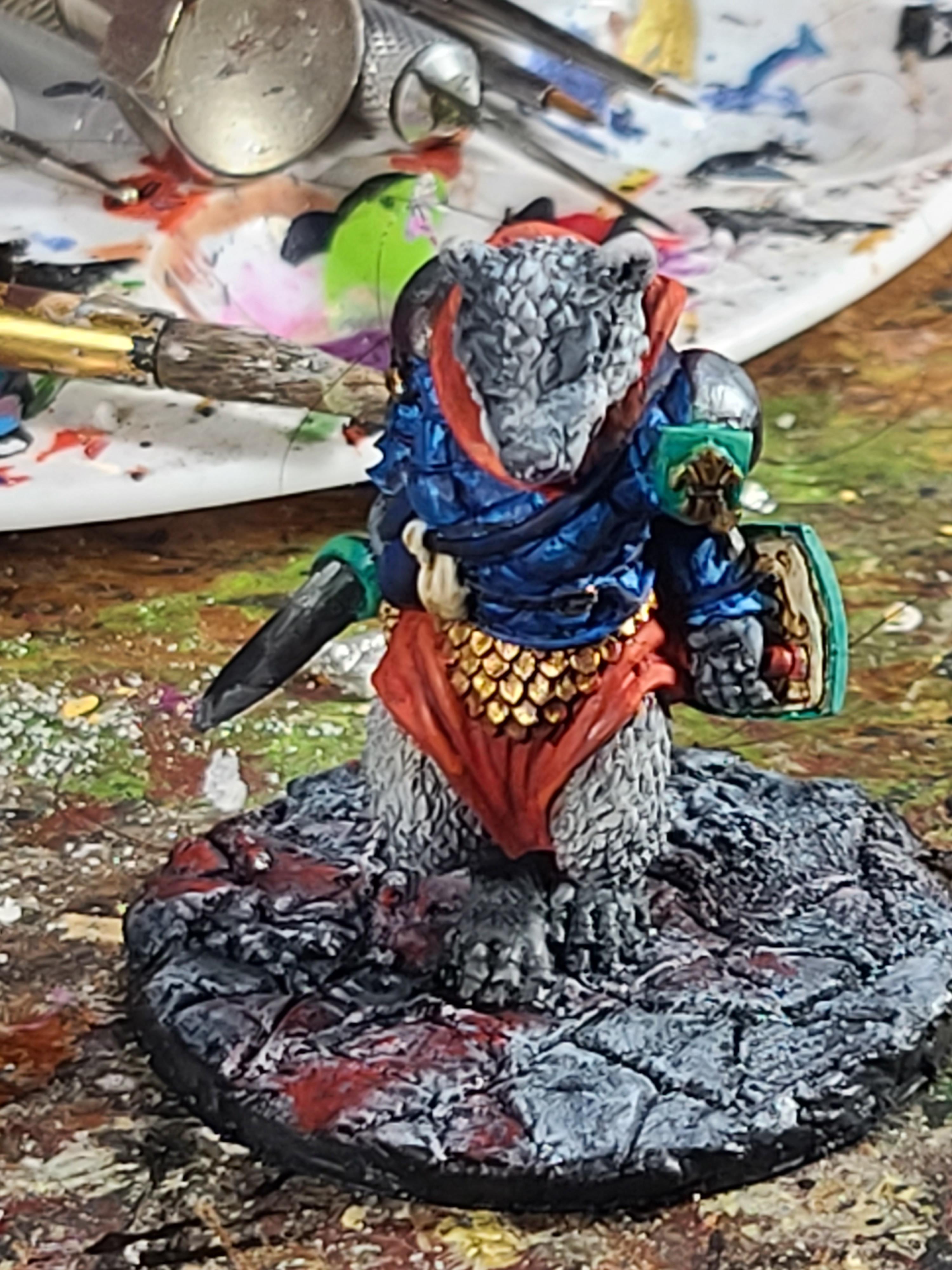 Animal Adventurers, Badger, Burrows And Badgers, Knights, Oathsworn Miniatures, Warriors