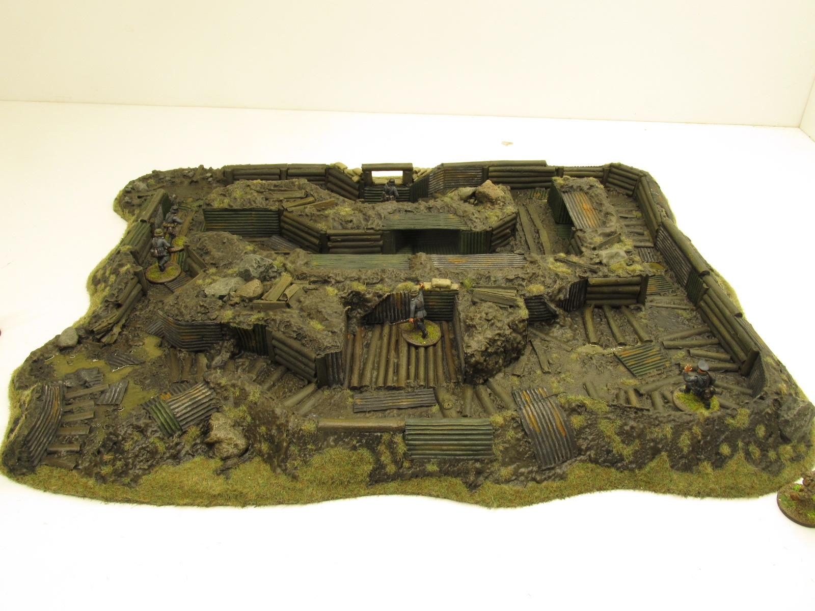 28mm, Bolt Action, Buildings, Bunker, Crater, Dugout, Foxhole, Ruin ...