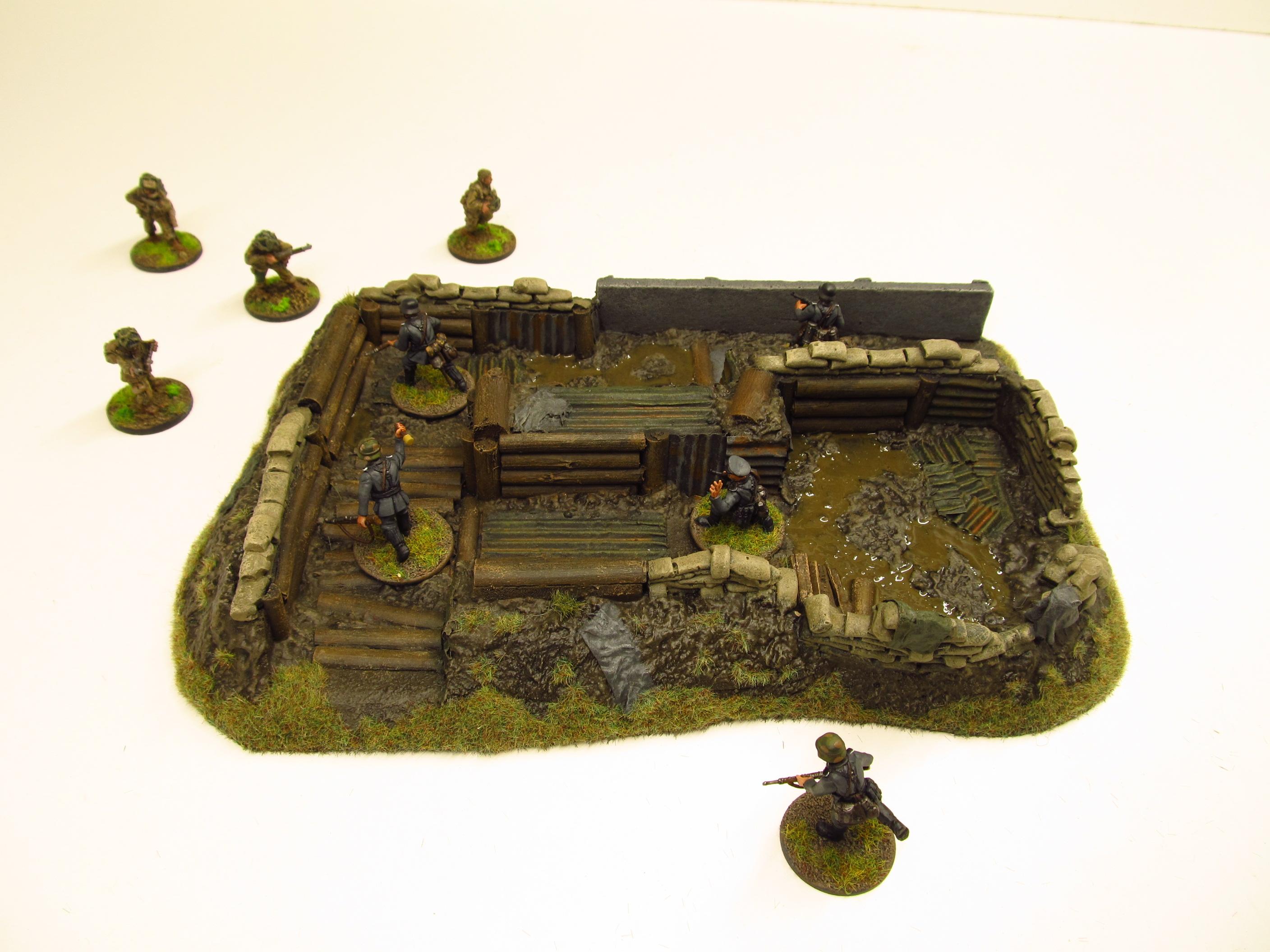 28mm, Bolt Action, Buildings, Bunker, Crater, Dugout, Foxhole, Ruin ...