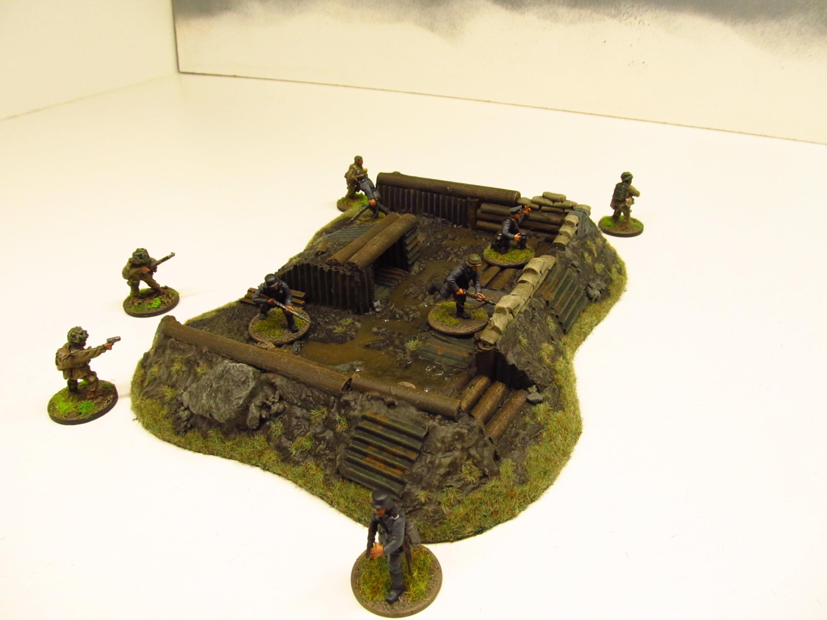 28mm, Bolt Action, Buildings, Bunker, Crater, Dugout, Foxhole, Ruin ...