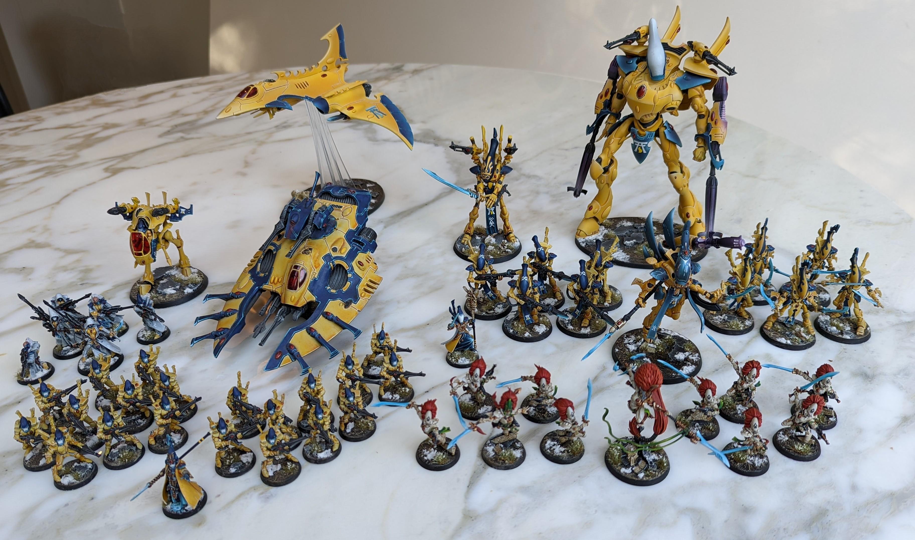 Craftworlds, Eldar, Iyanden, Wraithguard, Wraithknight