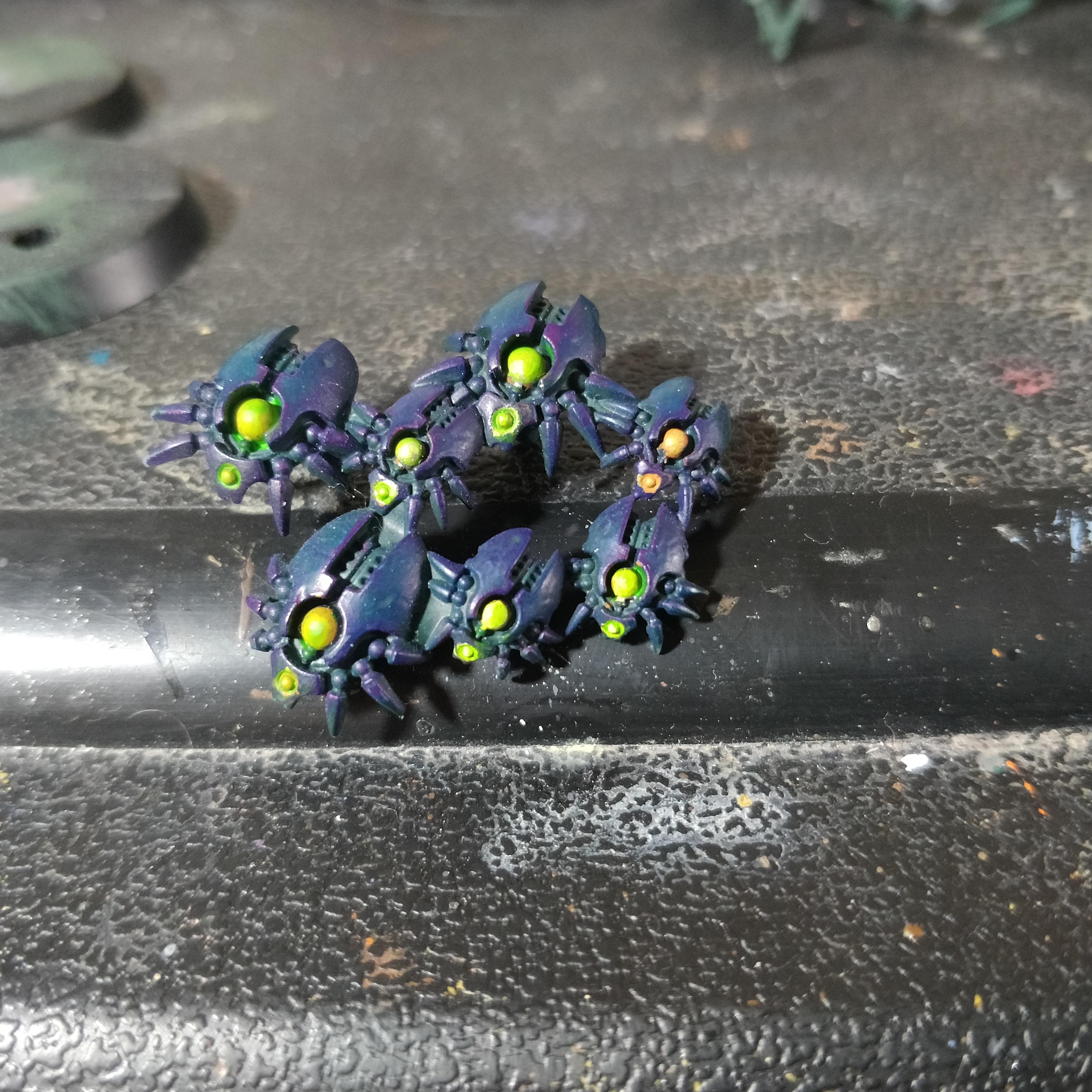 Necrons, Scarabs, Tesseract green test