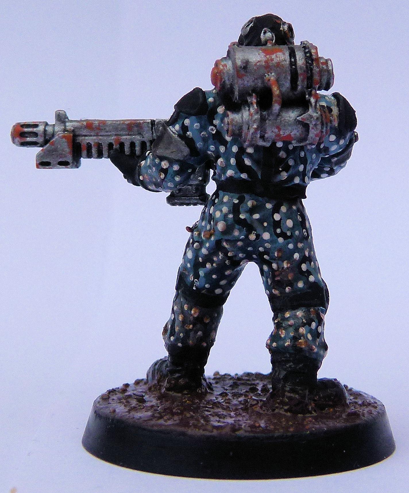 Chaos Traitor Guard 987th Falsberg Trooper Rear