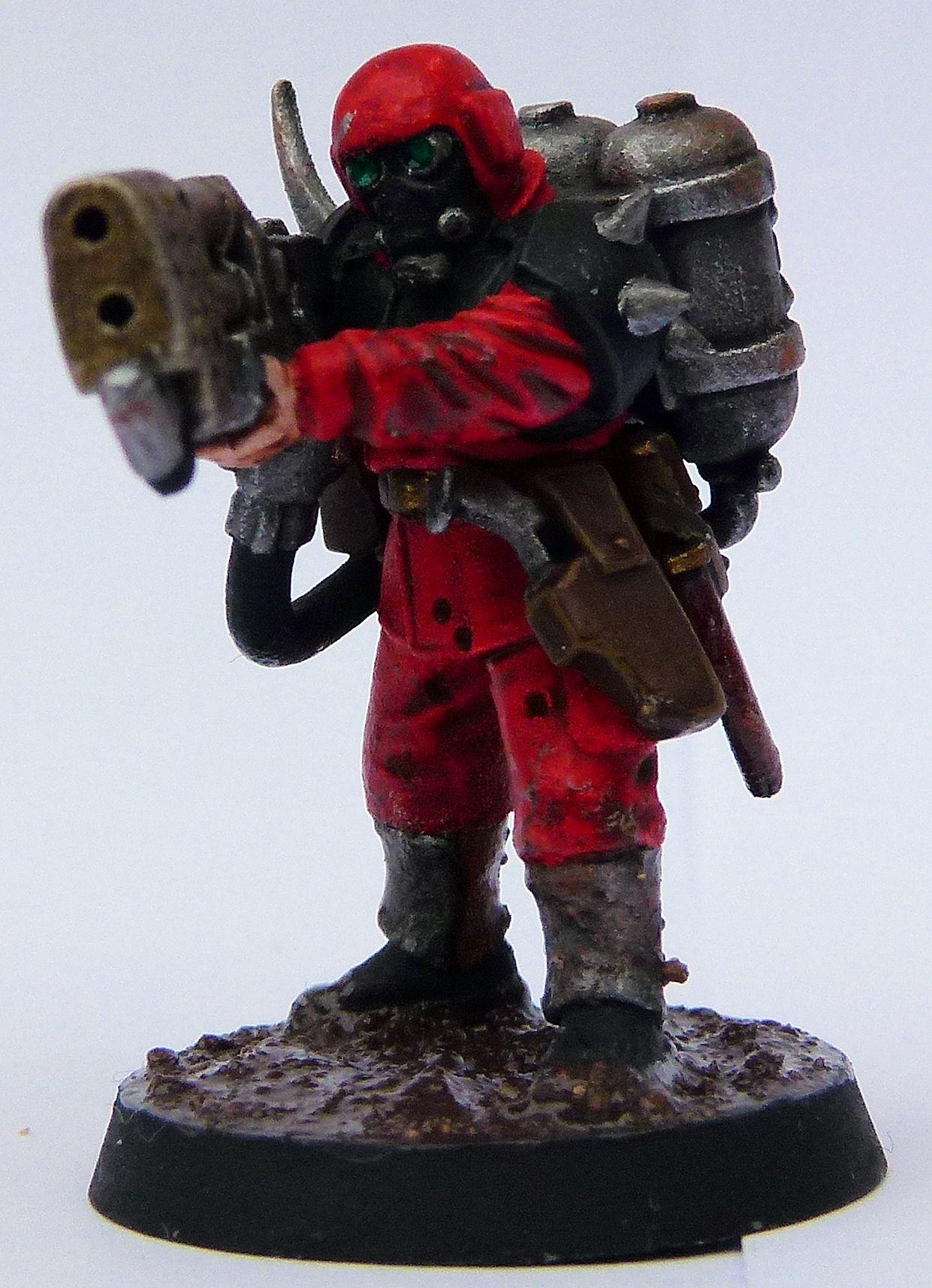Chaos Traitor Guarsman Heavy Flamer Front