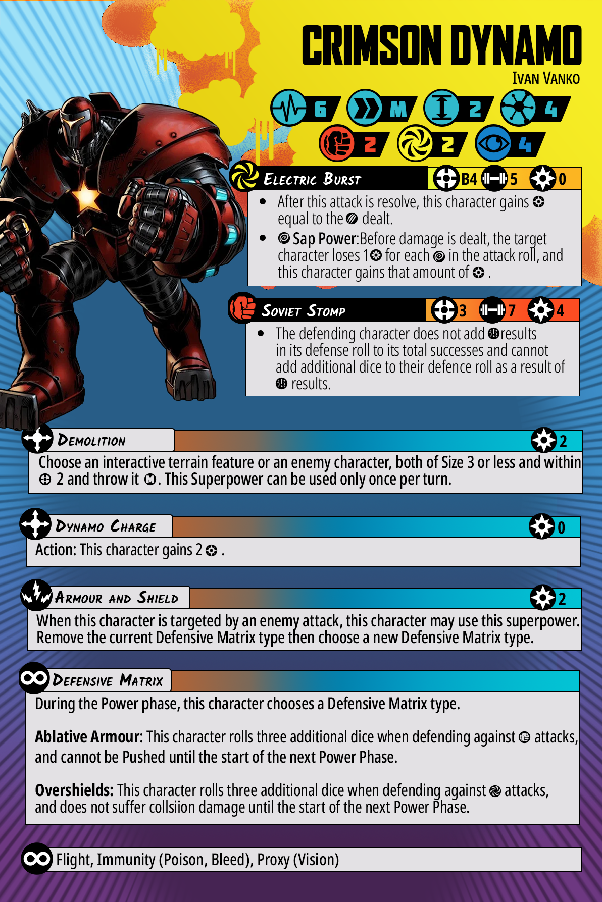 Character Cards, Mcp. Crisis Protocol, Proxy