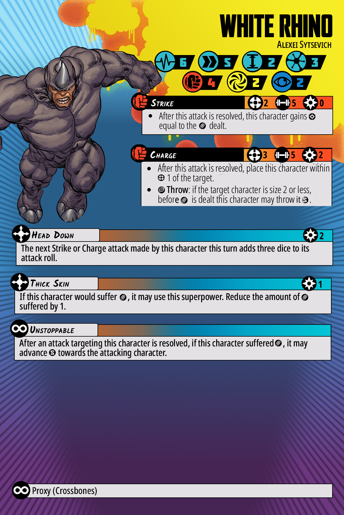 Character Cards, Mcp. Crisis Protocol, Proxy