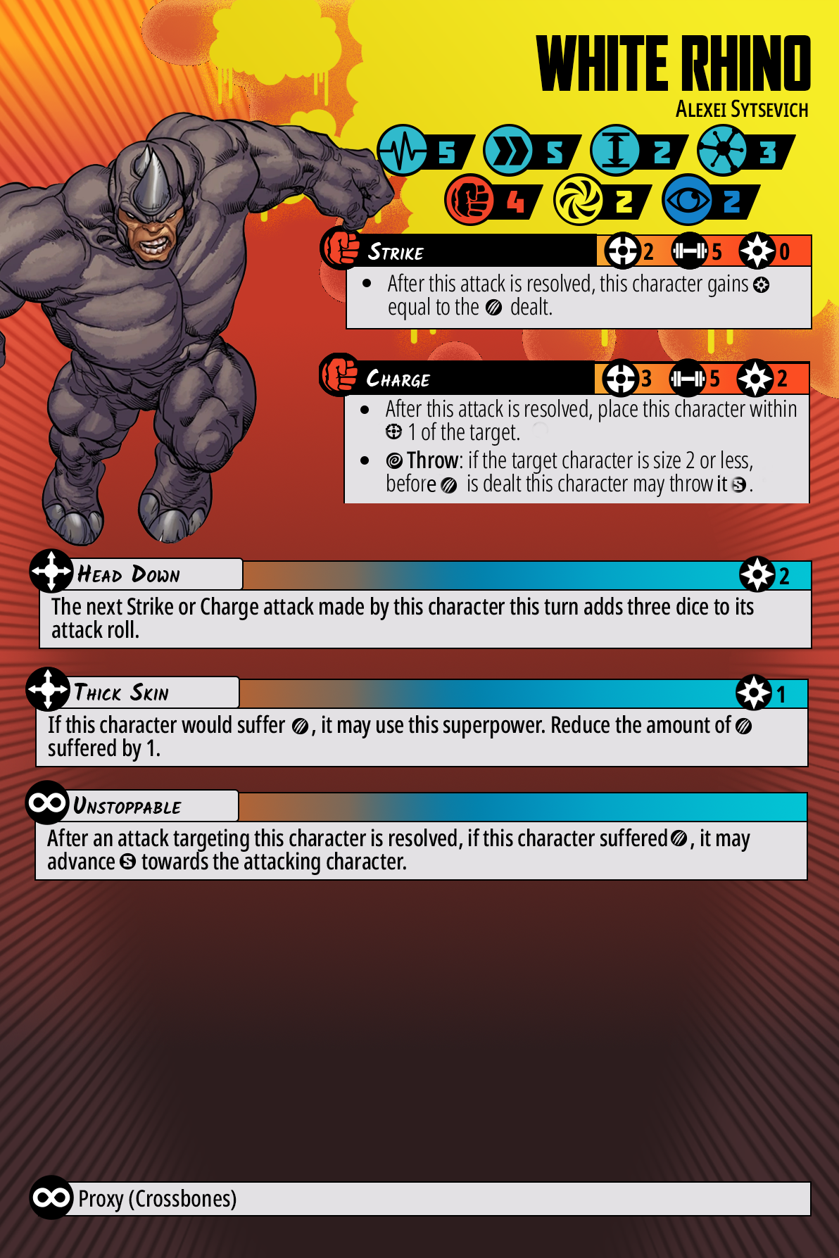 Character Cards, Proxy