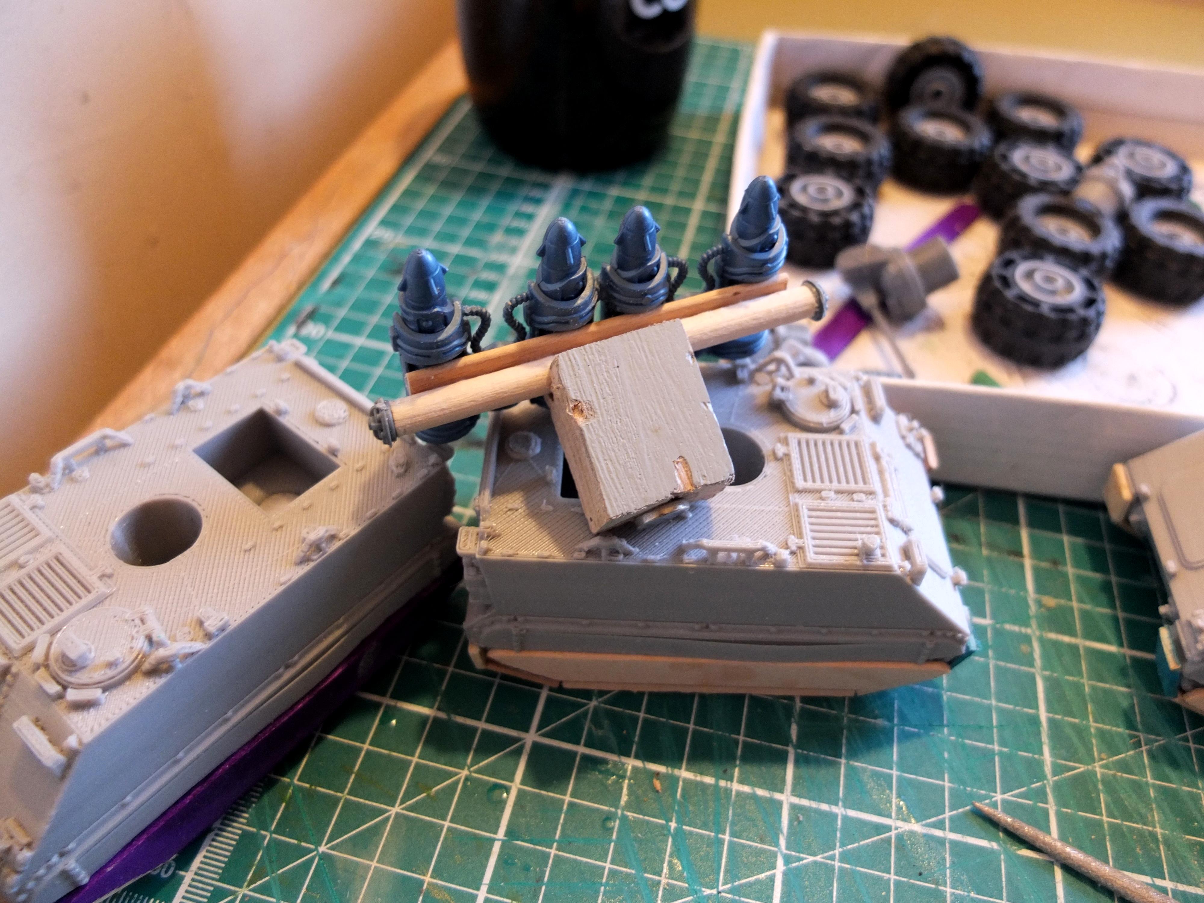Astra Militarum, Imperial Guard, Manticore, Scratch Build, Tank