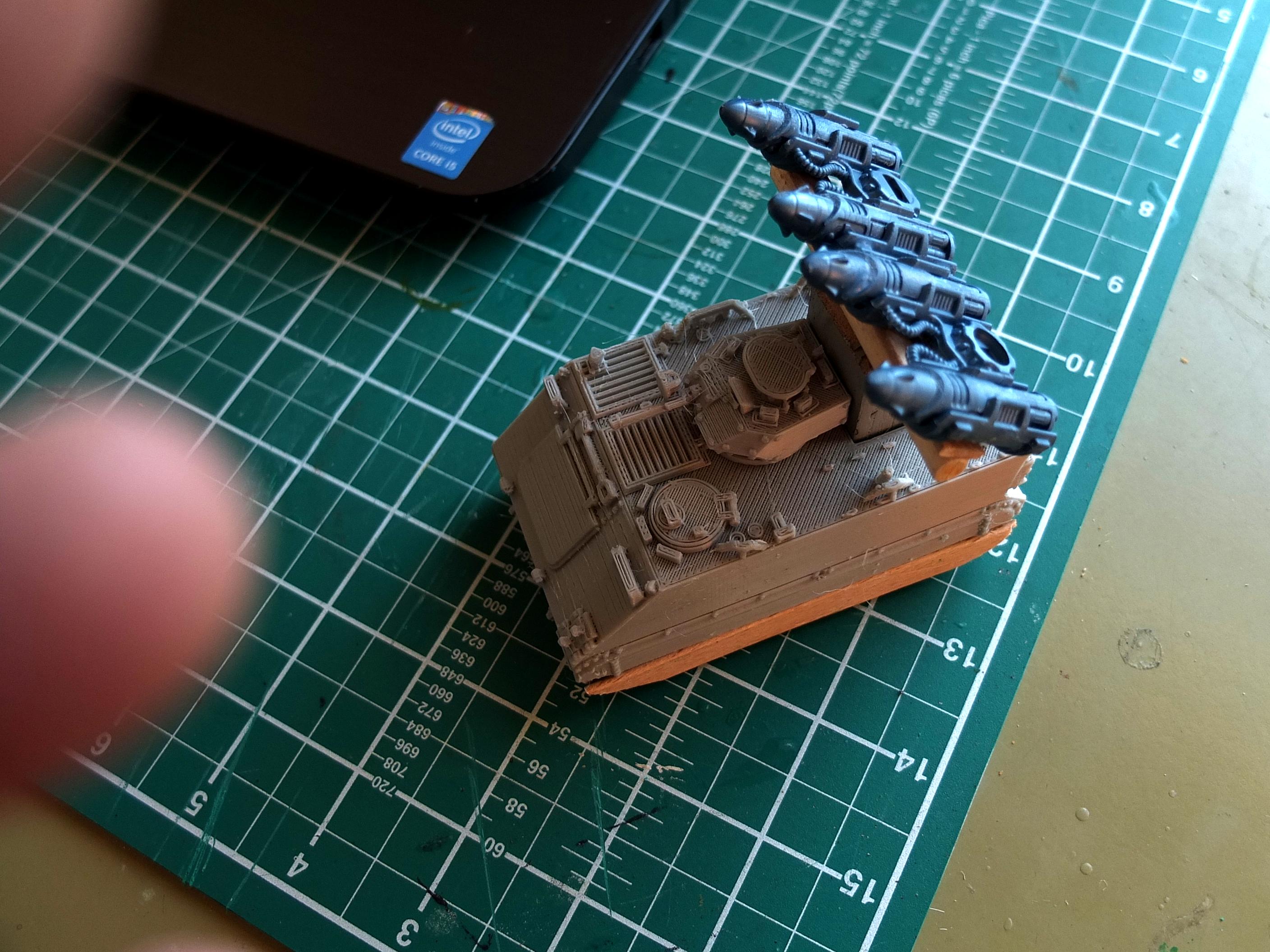 Astra Militarum, Imperial Guard, Manticore, Scratch Build, Tank
