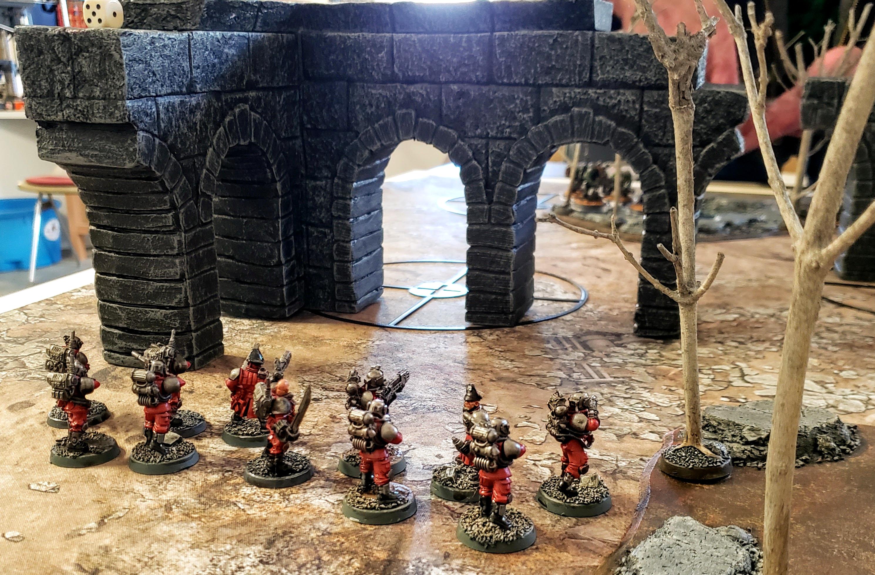 Shadowed by ruins