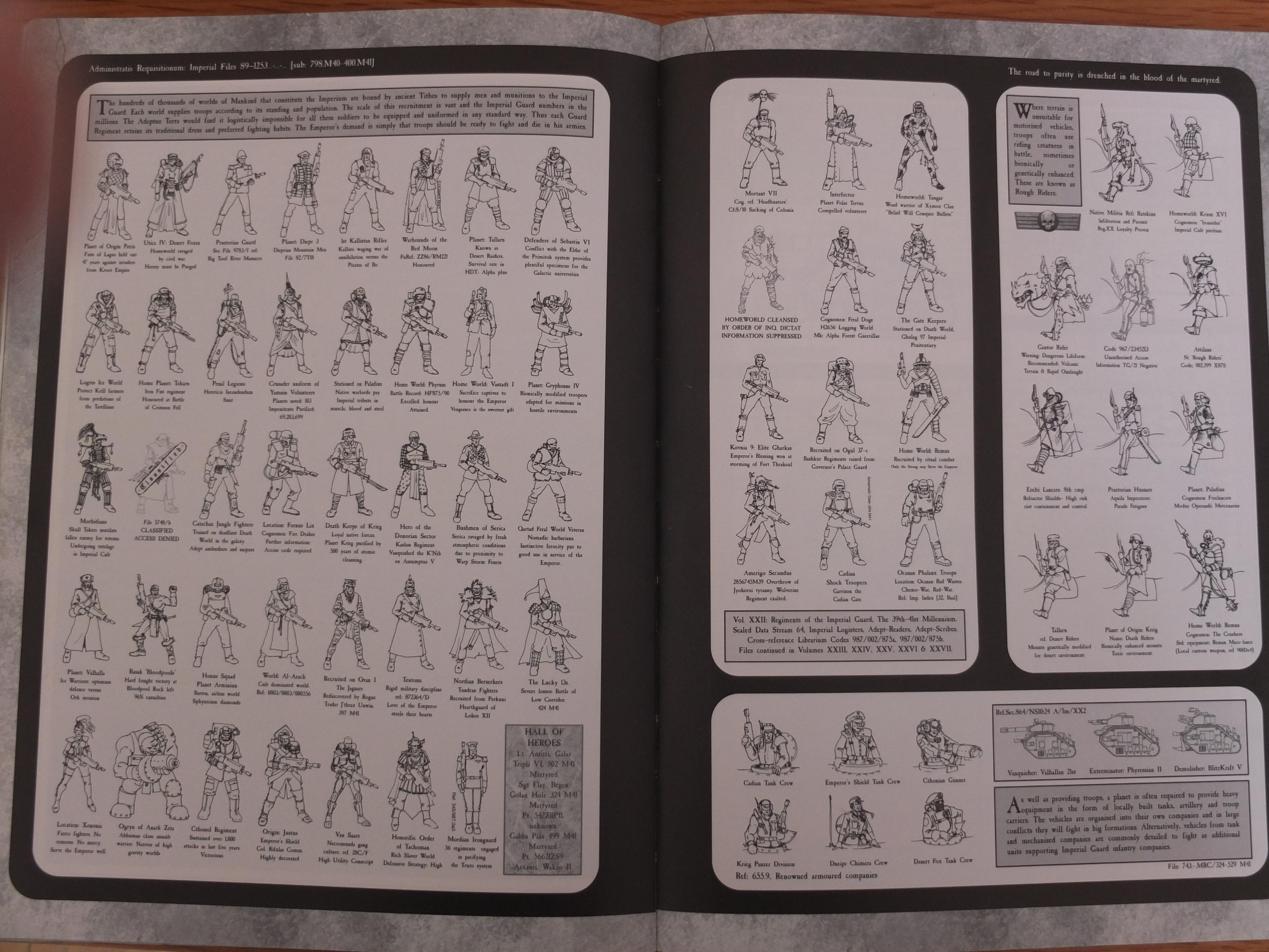 3rd Ed, Astra Militarum, Guard, Imperial Guard, Lore, Oldskool, Regiment