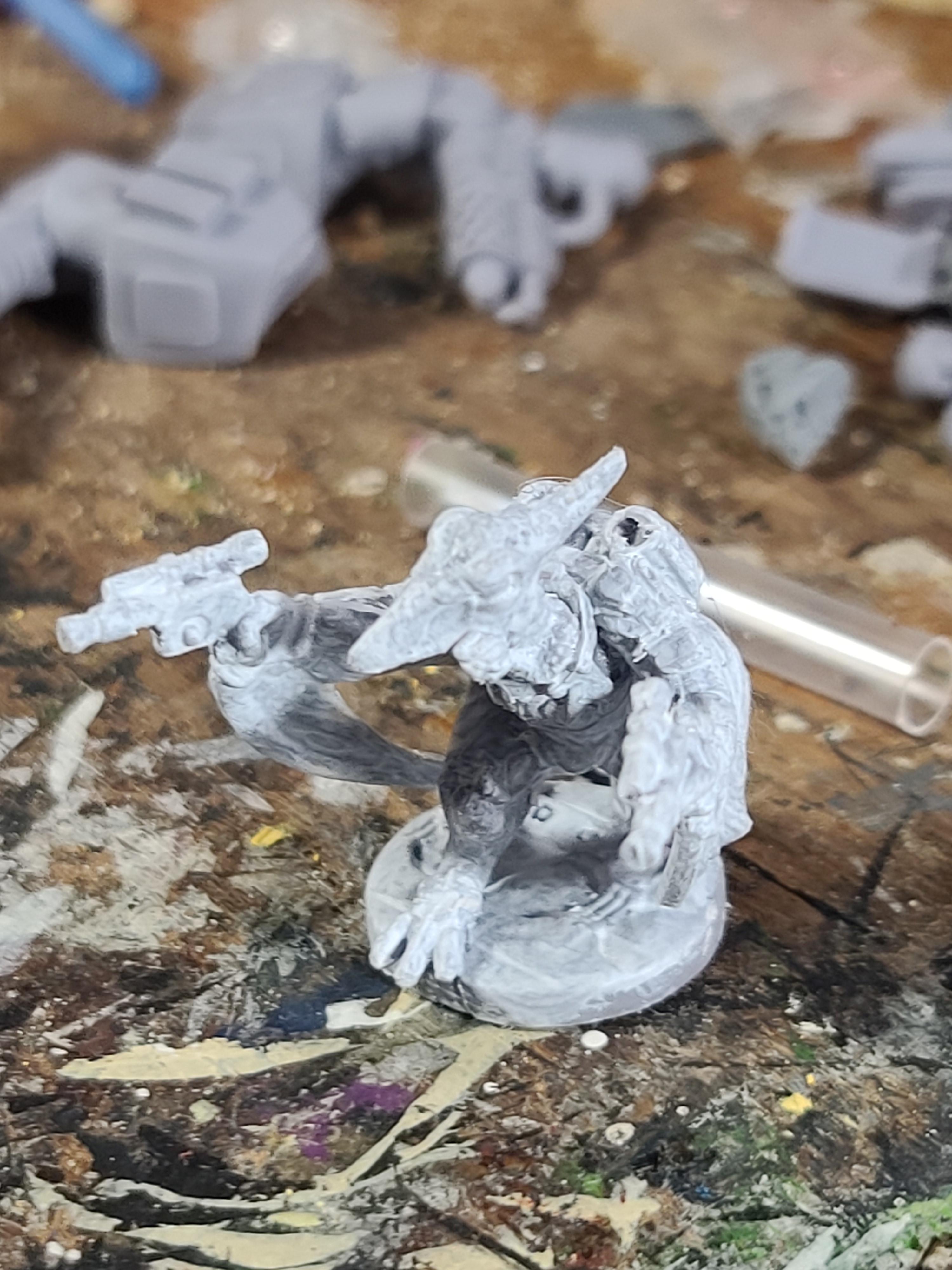 Bones Black, Dinosaur, Generic Sf, Infiltrator, Pterodactyl, Reaper Miniatures, Skywing