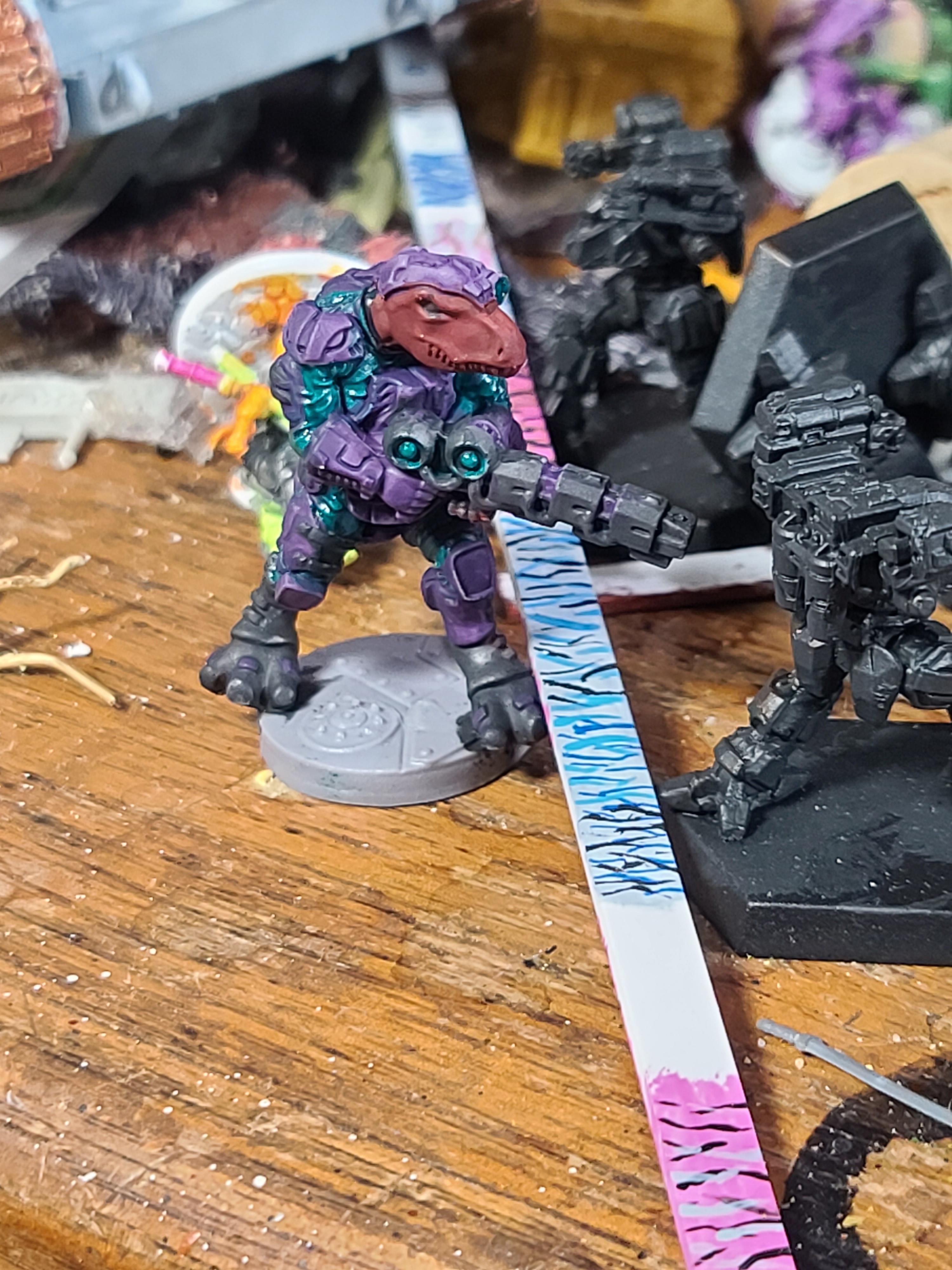 Blacktooth, Bones, Bones Black, Dinosaur, Generic Sf, Reaper Miniatures, Suppressor, T-rex