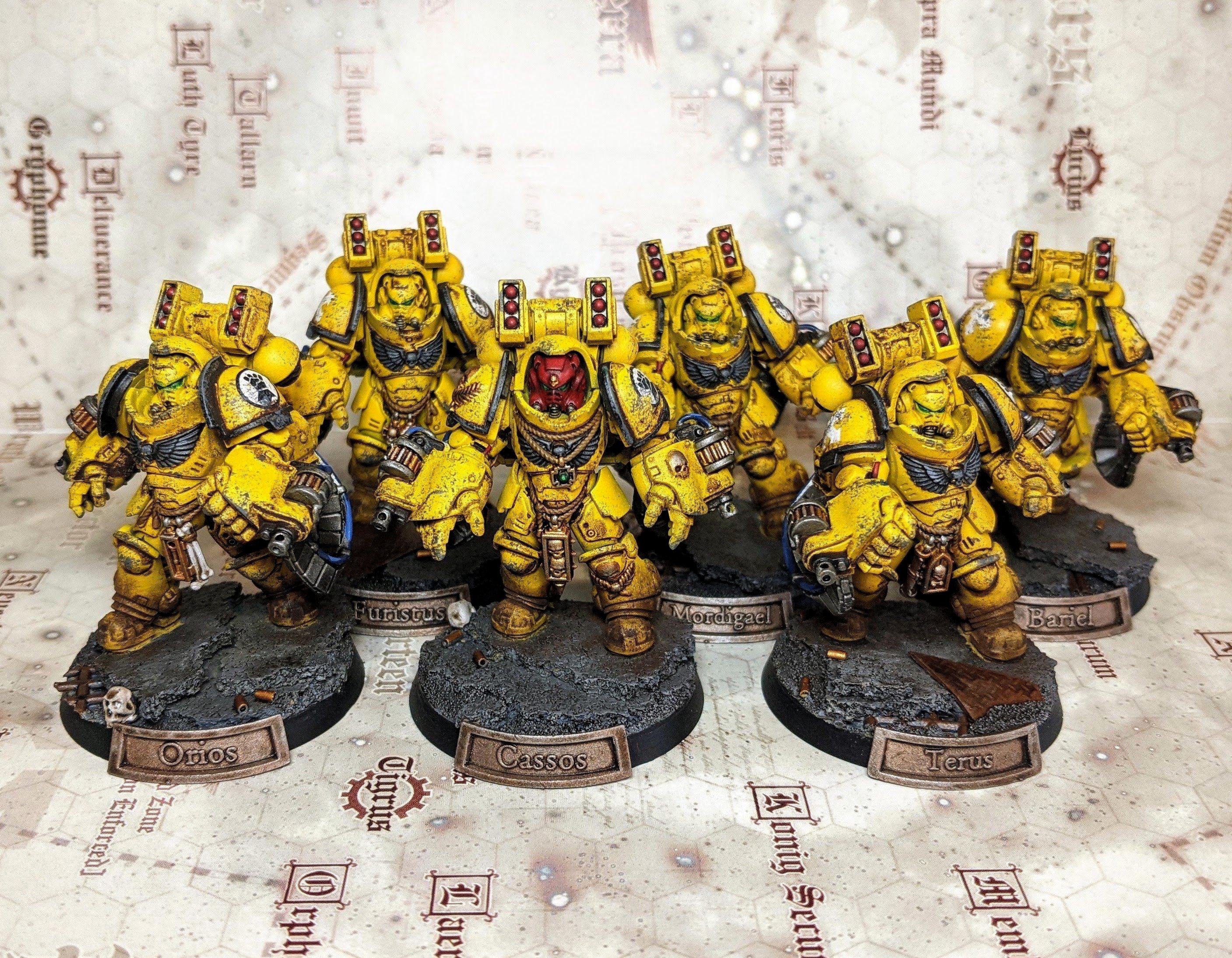 Aggressors, Gravis, Imperial Fists, Space Marines